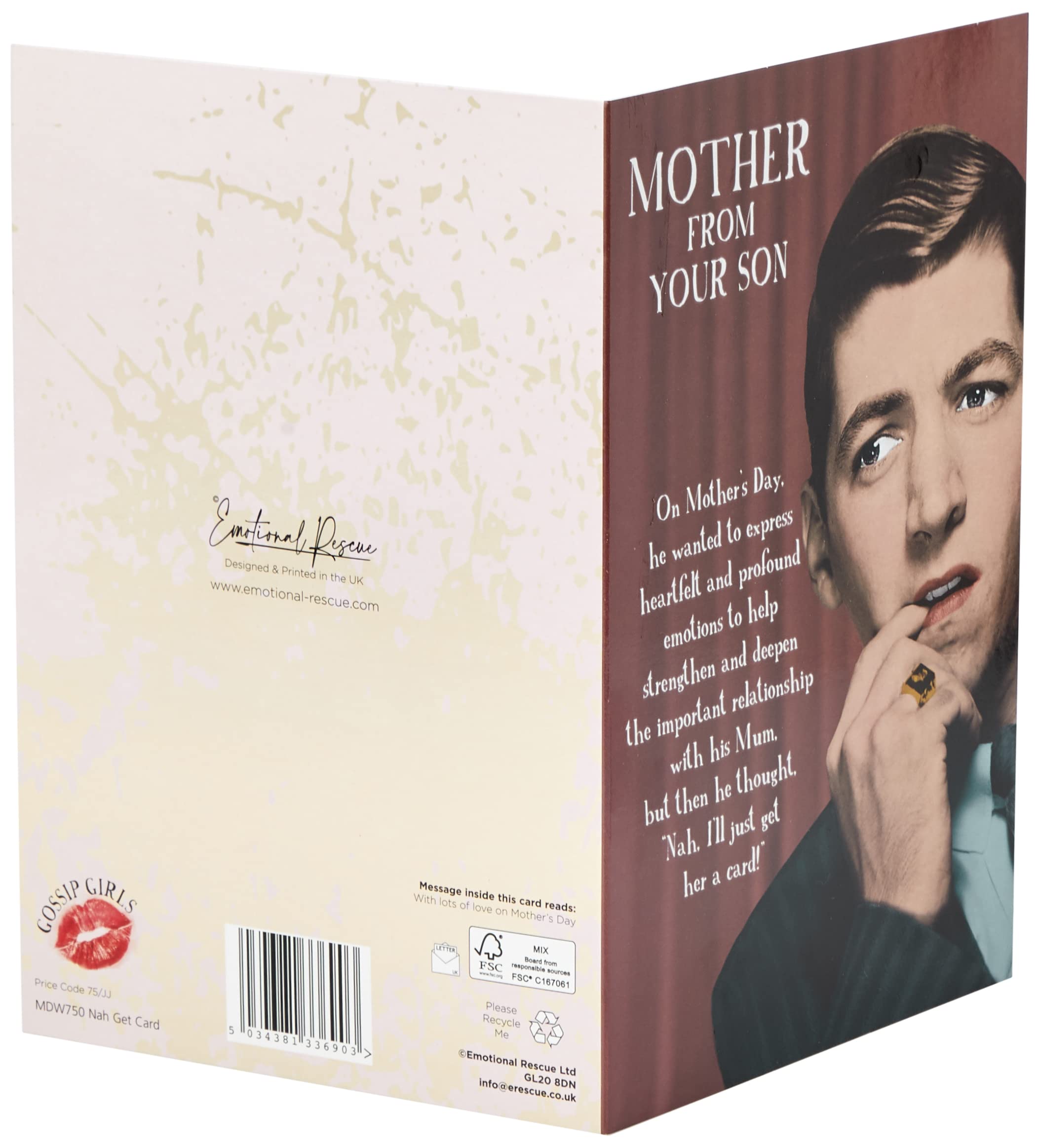 Muttertagskarte Vom Sohn – Lustige Karte „Ladies Who Lunch“, 15,9 X 23,5 Cm, Mit Umschlag