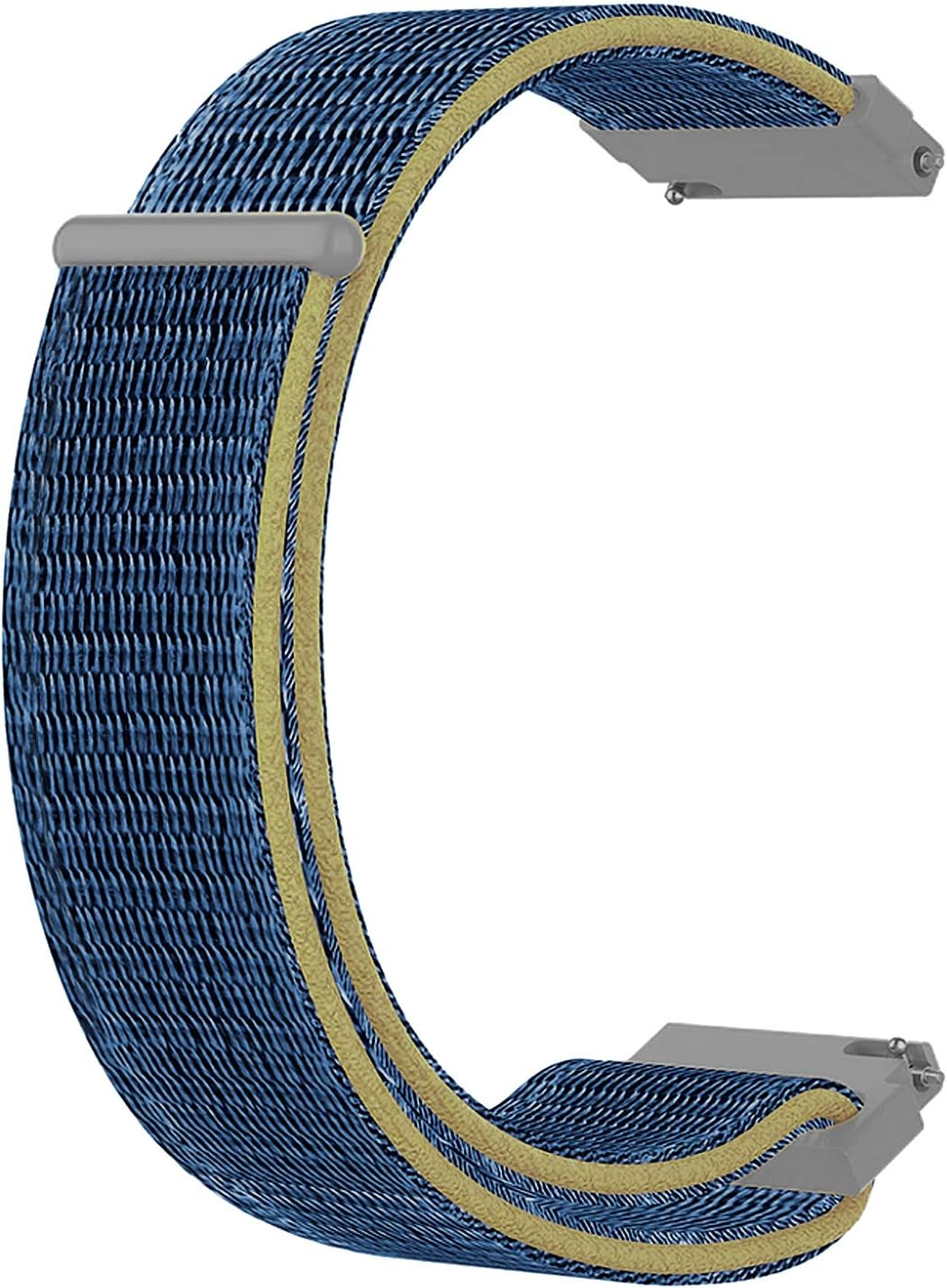 ACMACM Watch Strap Nylon Soft Loop 22mm Compatible with Noise Colorfit Victor Smartwatch Sports Band Blue