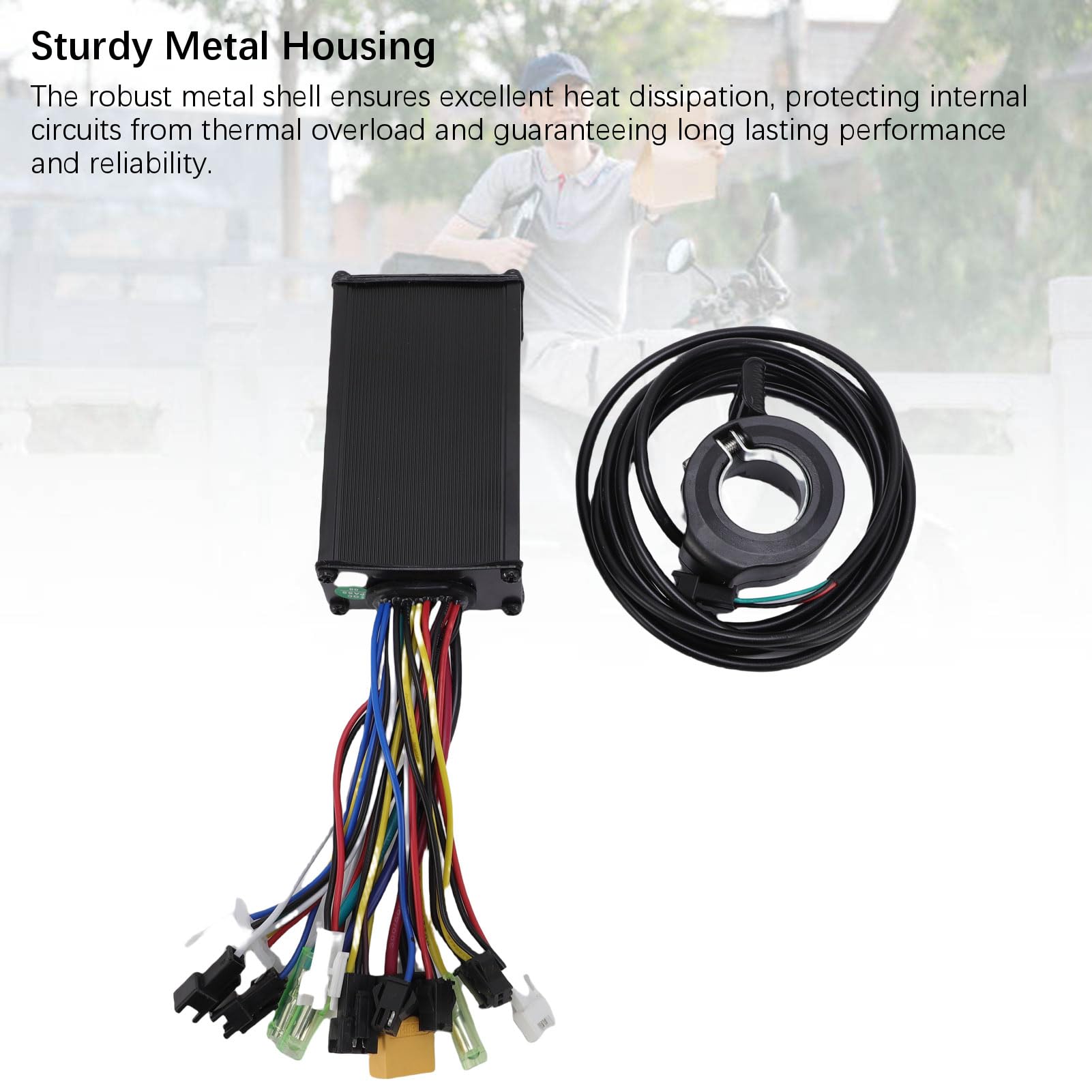 Alomejor Il Kit Controller Motore Elettrico Migliora in Modo Efficiente Potenza e Prestazioni per Scooter Elettrici ABS in Lega di Alluminio per Appassionati di Fai da Te