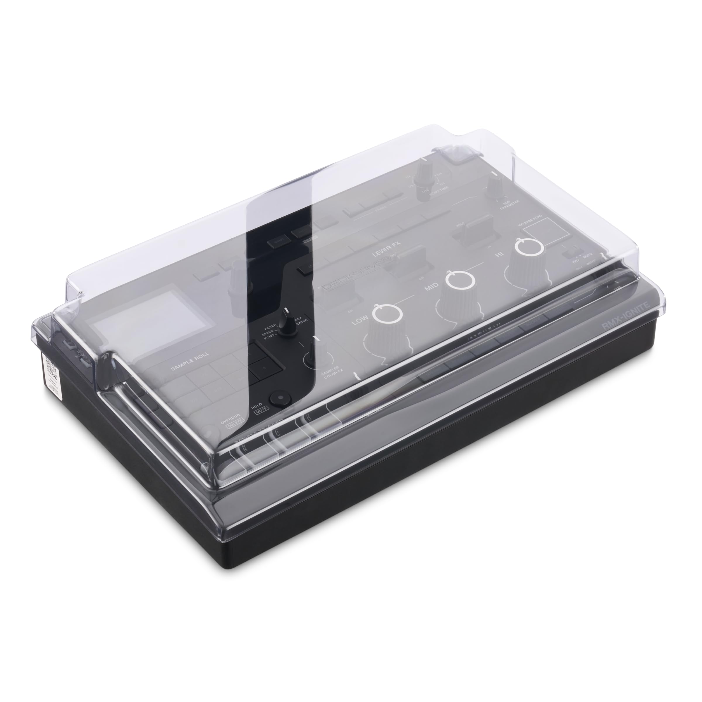 Decksaver Cover for the AlphaTheta RMX-Ignite - Super-Durable Polycarbonate Protective lid in Smoked Clear Colour, Made in The UK - The Producers' Choice for Unbeatable Protection