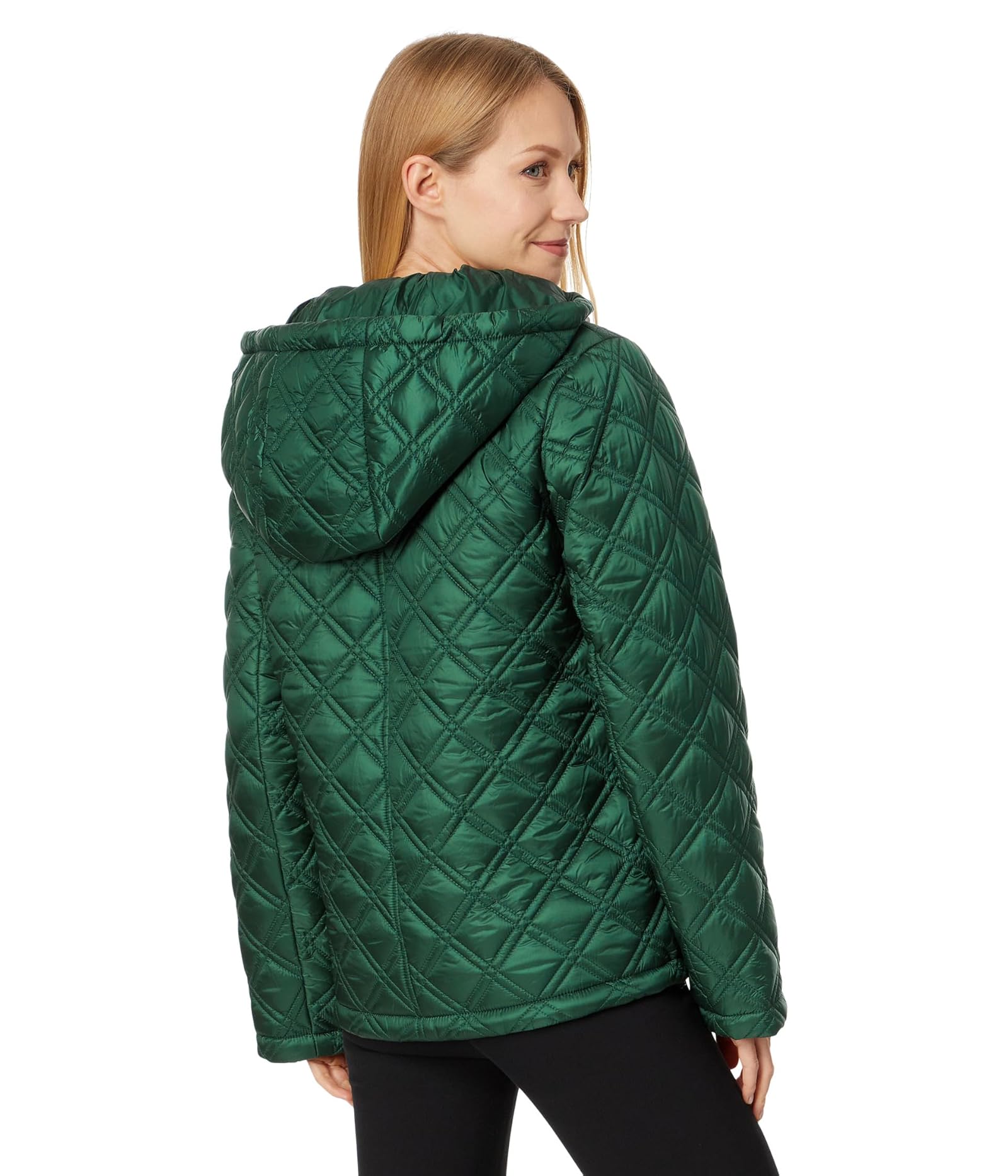 Woman's Coats & Outerwear MICHAEL Michael Kors Zip Front Quilt M426818BZ - 第 14/20 張圖片