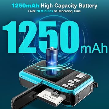4K 64MP Underwater Camera 16FT Compact Digital Waterproof Camera Floatable
