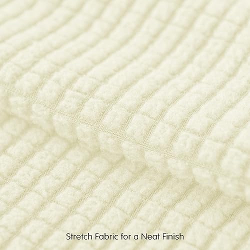 Miniatura 7 de Subrtex - Funda de cojín de sofá, funda elástica duradera para sofá de caravana de dos plazas, protección de muebles de elastano elástico para