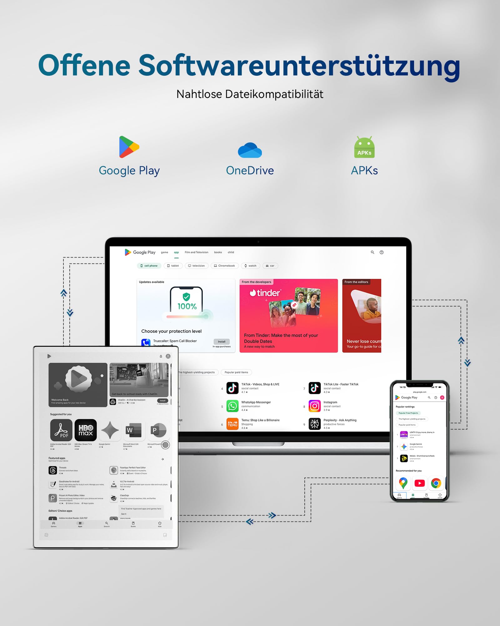 iFLYTEK AINOTE 2 10.65" Paper-Tablet KI-Notiztablett digitales Notizbuch Sprache-zu-Text 16-Sprachen-Transkription Handschrift-zu-Text