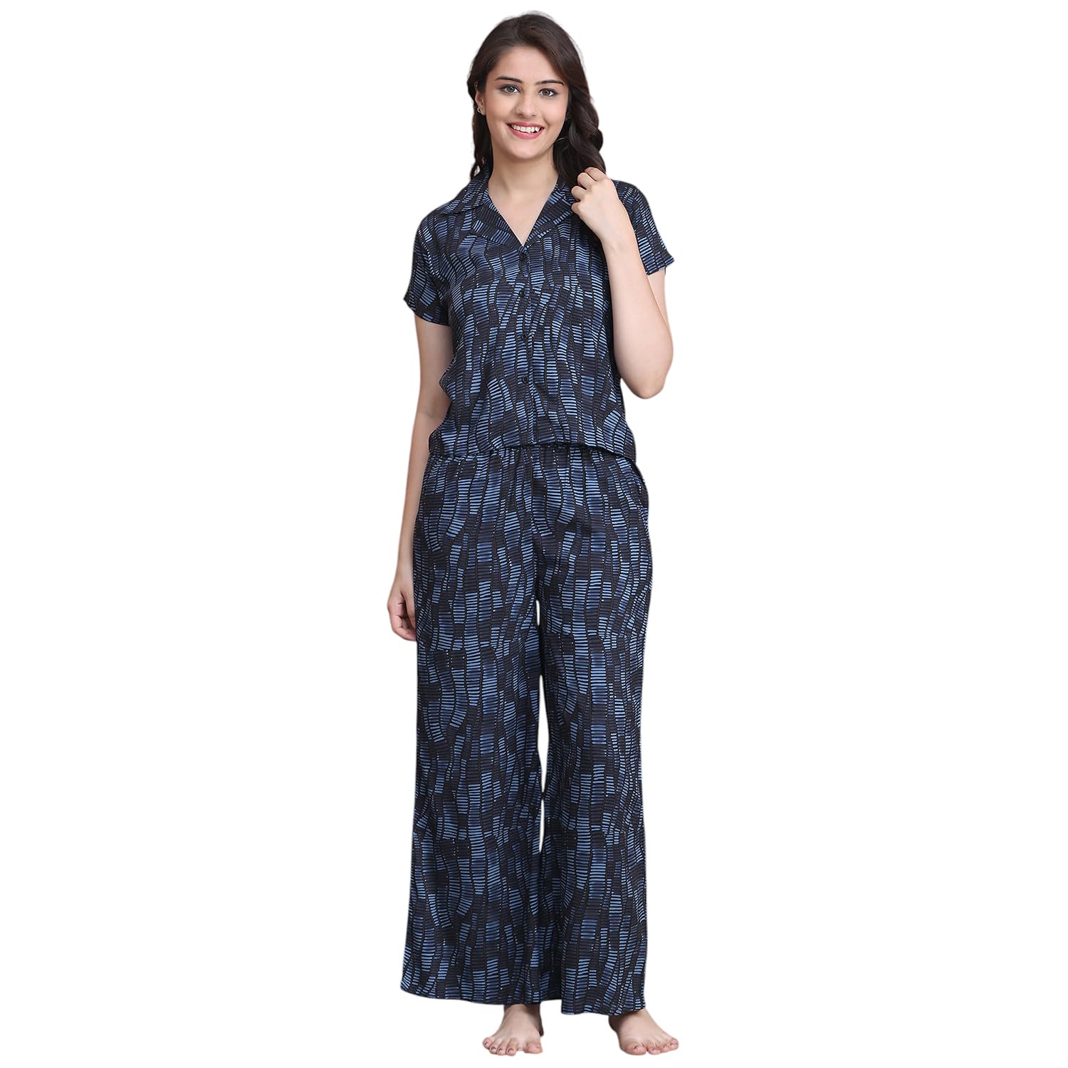 Women Printed Night Suit