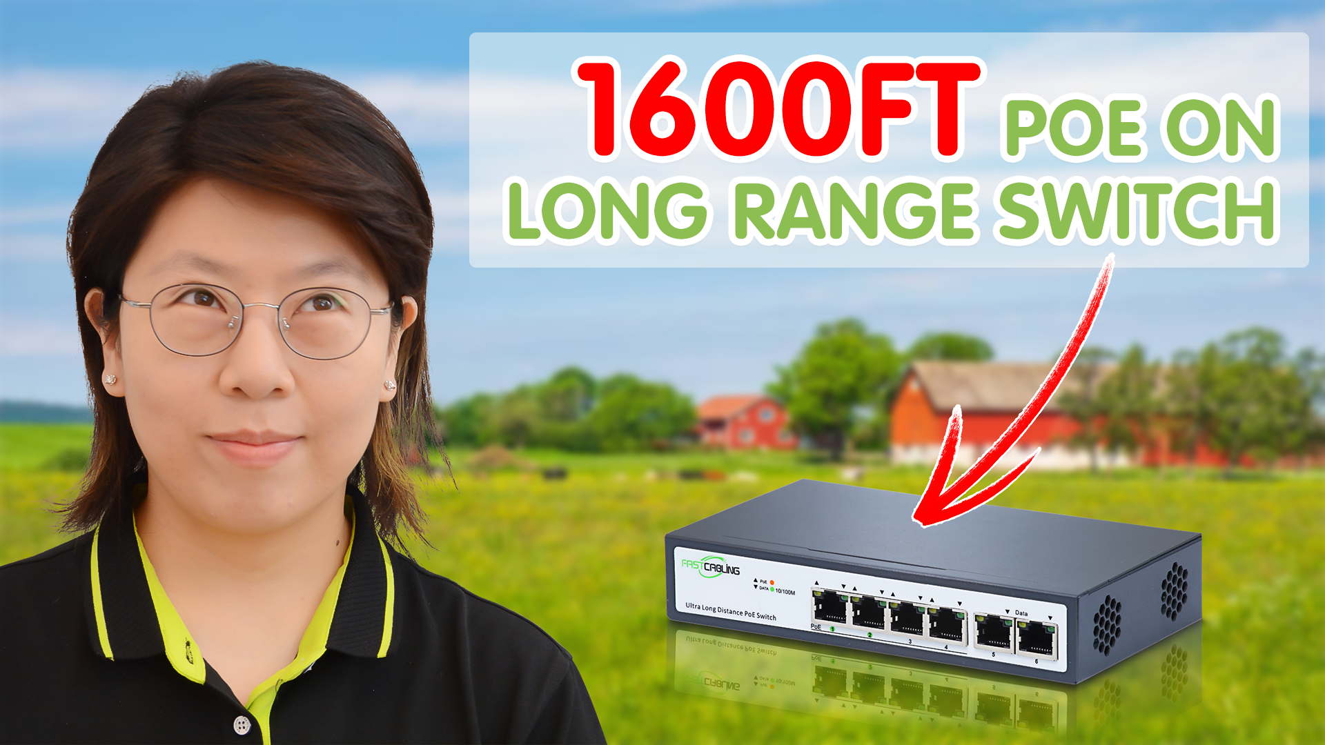 Amazon.com: 1500ft Long Range PoE+ Switch, PoE Extension with