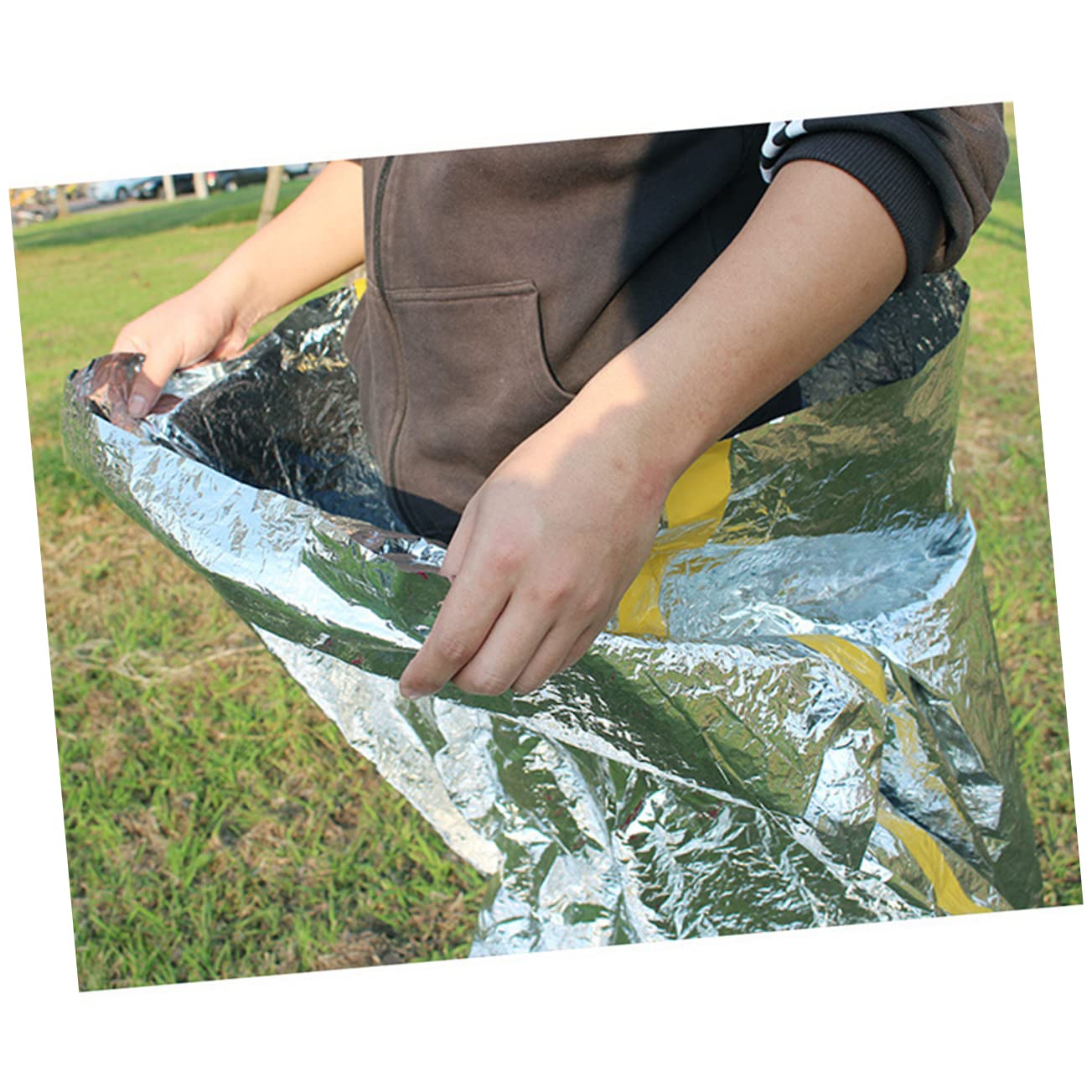 BESPORTBLE Camping Sleeping Bag Emergency Bag for Outdoor Reusable Blanket First Aid Blanket