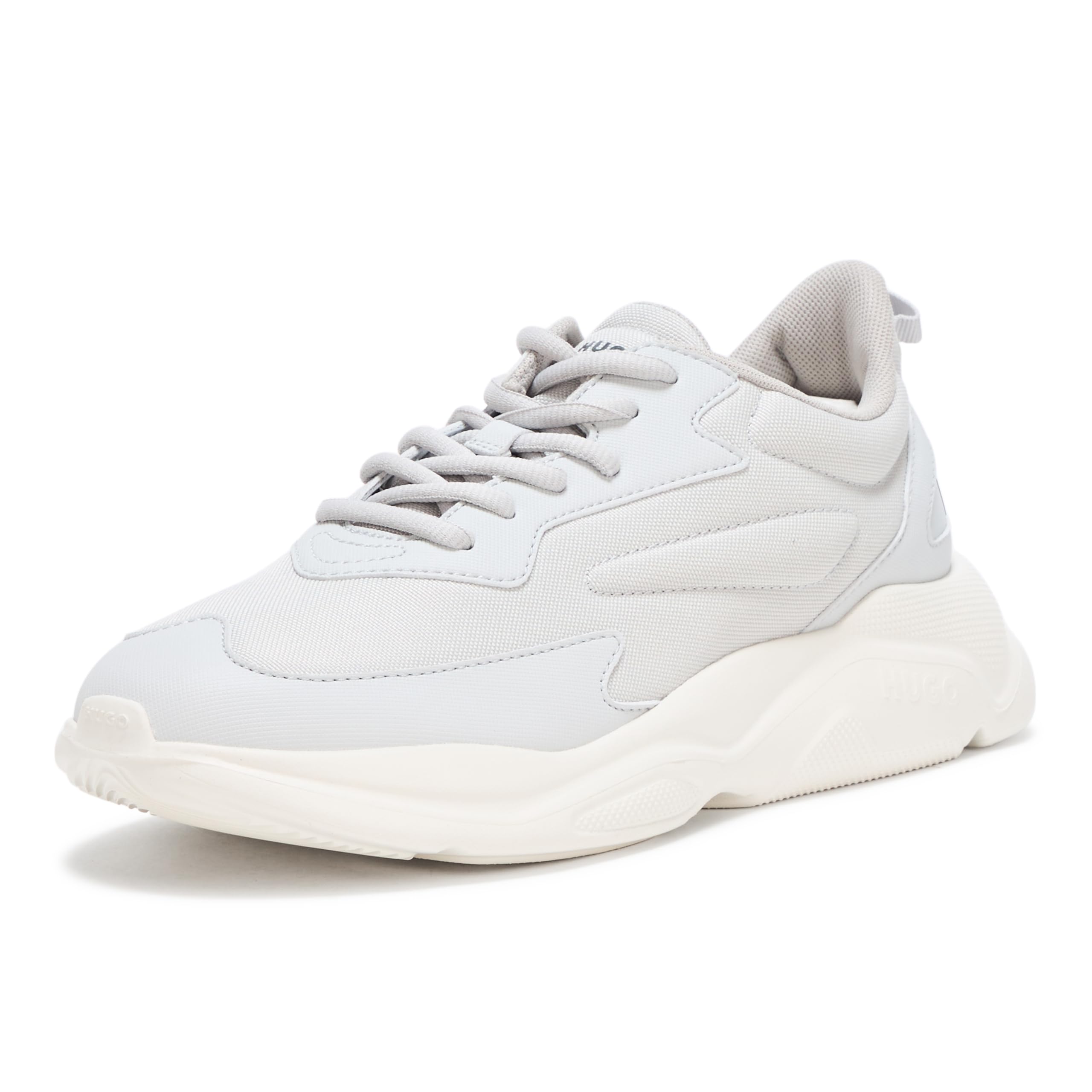 Hugo Men's Running Style Sneakers with Thick Rubber Sole