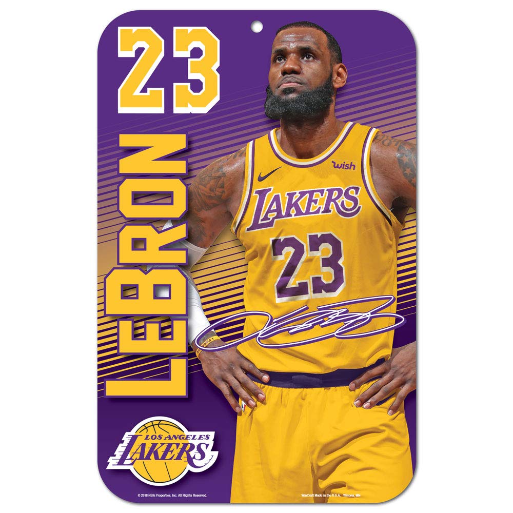 Wincraft LeBron James Los Angeles Lakers - Cartello NBA