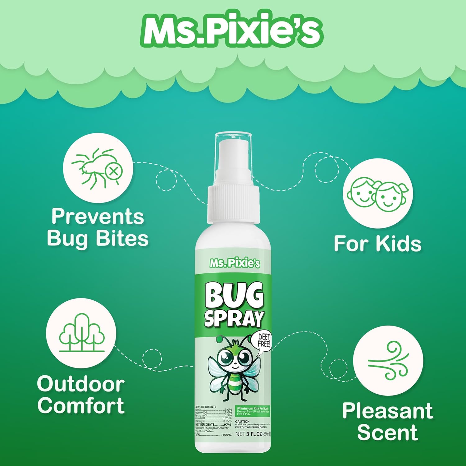 Ms. Pixie's Bug Spray 3oz - Image 5