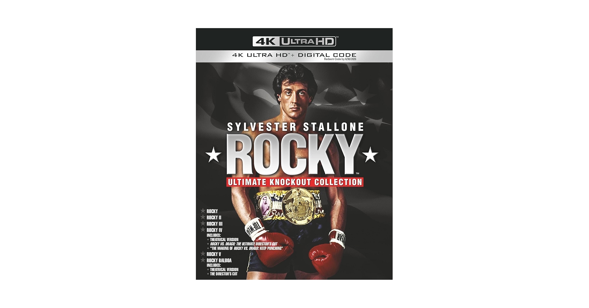 Amazon.com: Rocky 6-Film Collection (4K Ultra HD + Digital