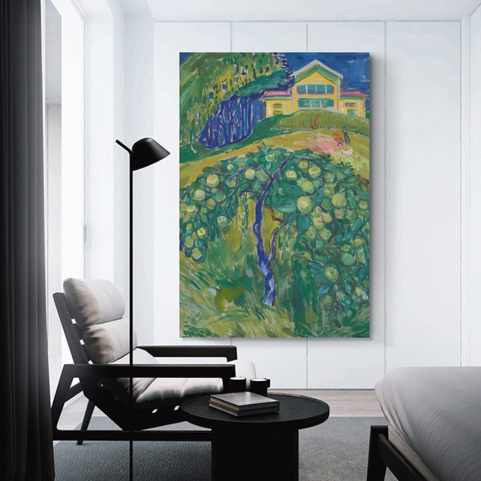 Amazon.co.jp: Edvard Munch エドヴァルド・ムンク 庭のリンゴの木