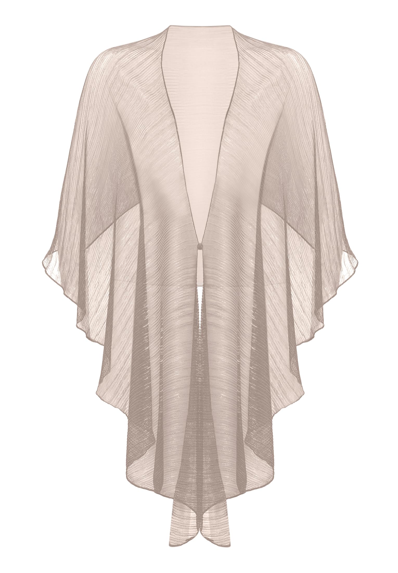 Vera Mont Damen Cape im Glitzer-Look