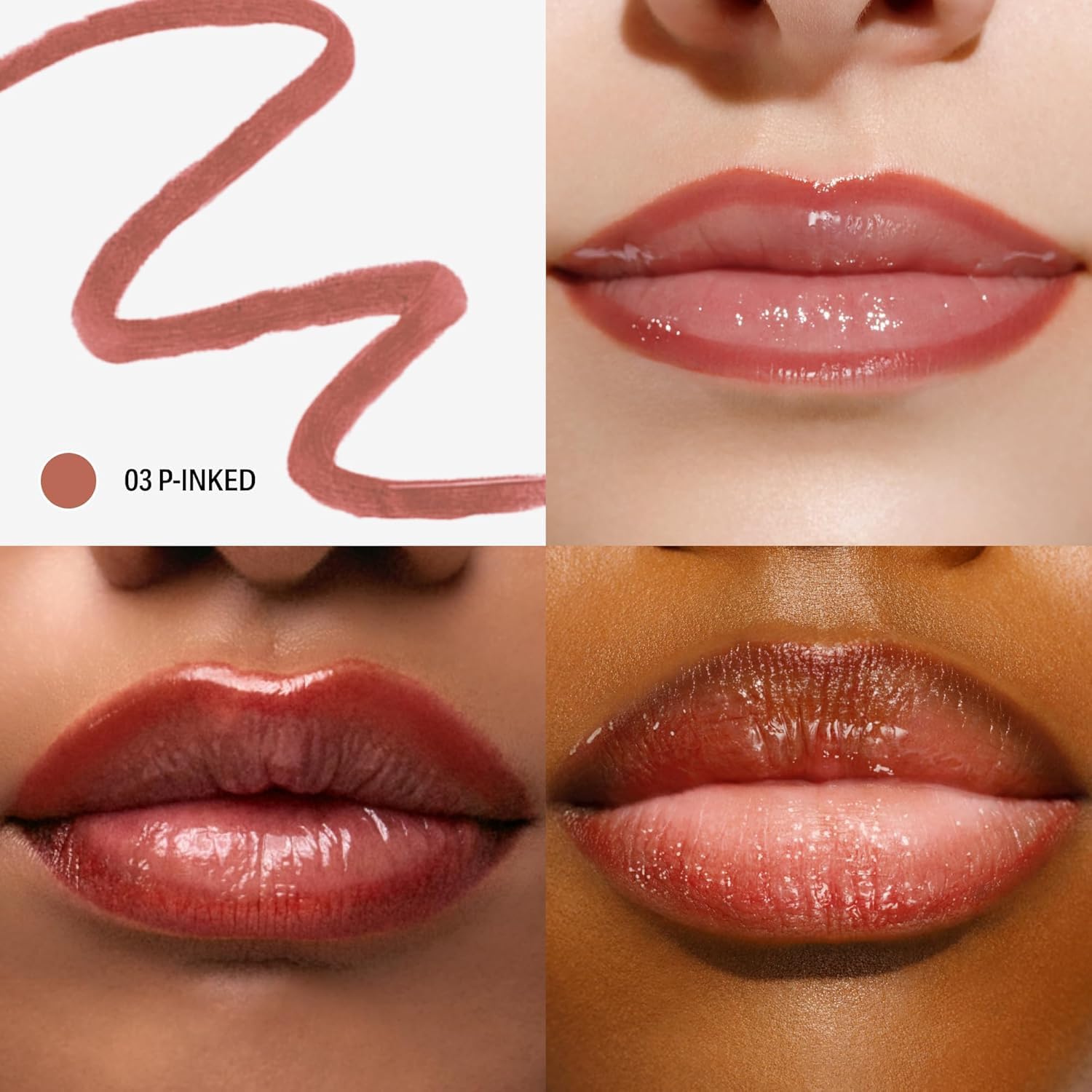 Sacheu Lip Liner STAY-N Peel Off Lip Stain Set, Set Core, Pack de 3 | Tonos p-INKED (rosa), HEY-zel (marrón) & MUAH-VE (malva), resistente al agua, antimanchas, mate