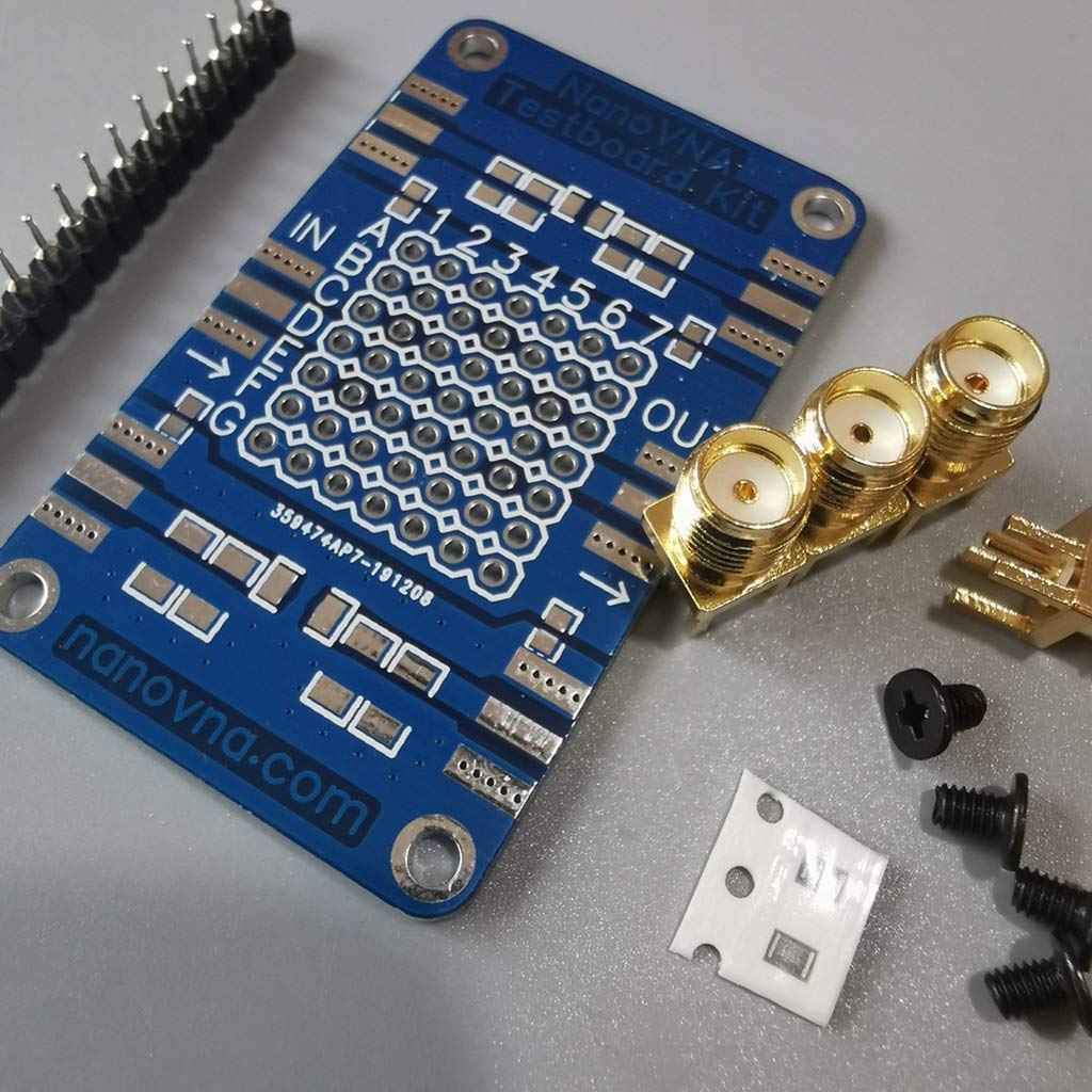 HLLR Power Strips NanoVNA Testboard Kit Analizador de vectores Tablero de Prueba Web VNA RF Demo Set Tool