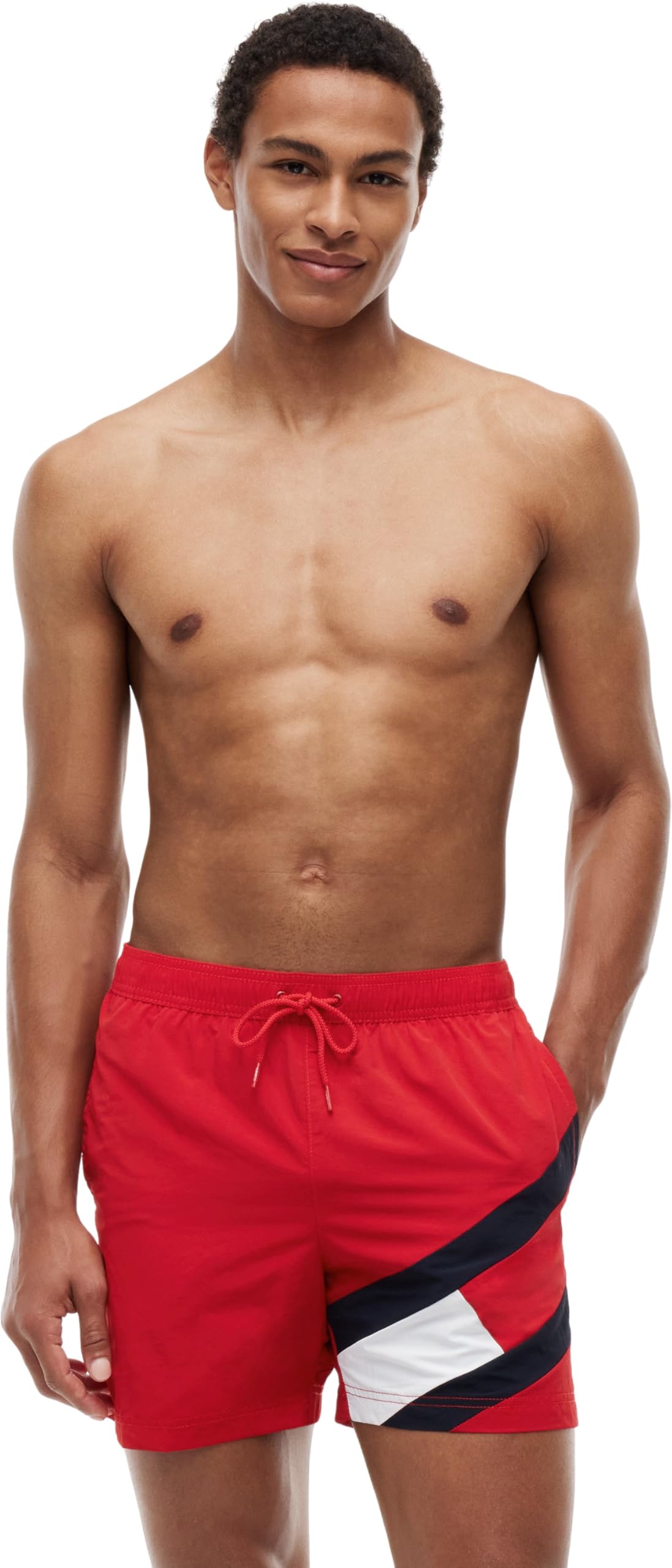 Tommy Hilfiger Herren Badehose SF Medium Drawstring Mittellang