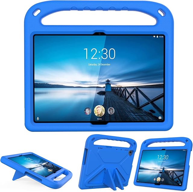 GOZOPO Kids Case for Lenovo Tab M10 (1st Gen) 10.1 inch (TB-X505F/X605F), Light Weight Shock-Proof Tablet Protective Cover- Blue