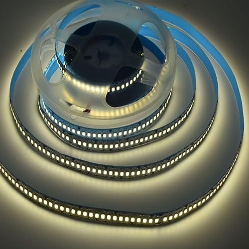 Miniatura 2 de Tira de luces LED, tira LED SMD 2835, DC12V 1200LEDs 16.4 pies, 26000 lm, tiras de luz LED de alta densidad, impermeables, IP65, 3 veces de brillo