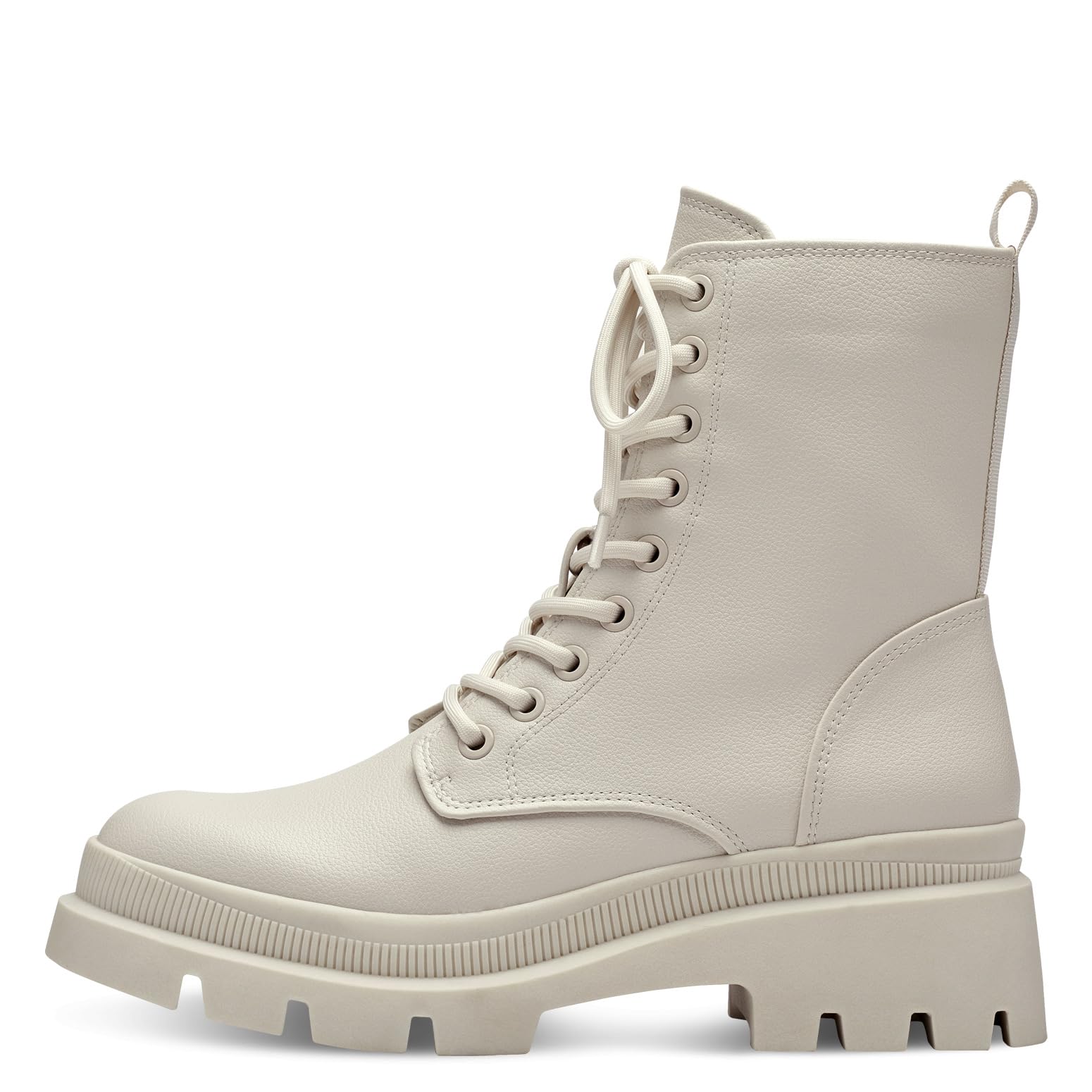 Tamaris Damen Schnürstiefel Leder; TAUPE/beige; 38 EU – Ansicht 7