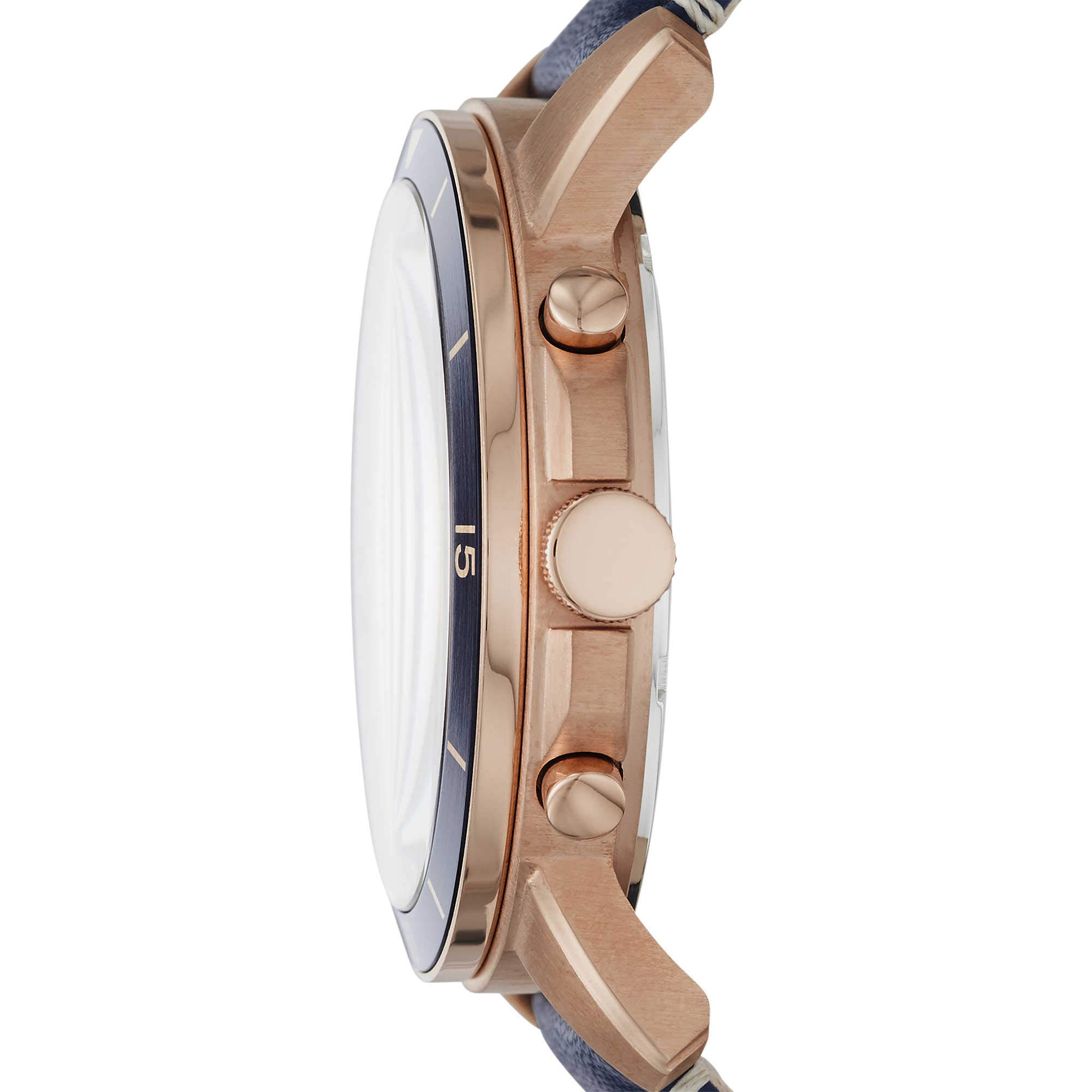 Fossil Orologio Analogico al Quarzo Uomo con Cinturino in Pelle FG1811810
