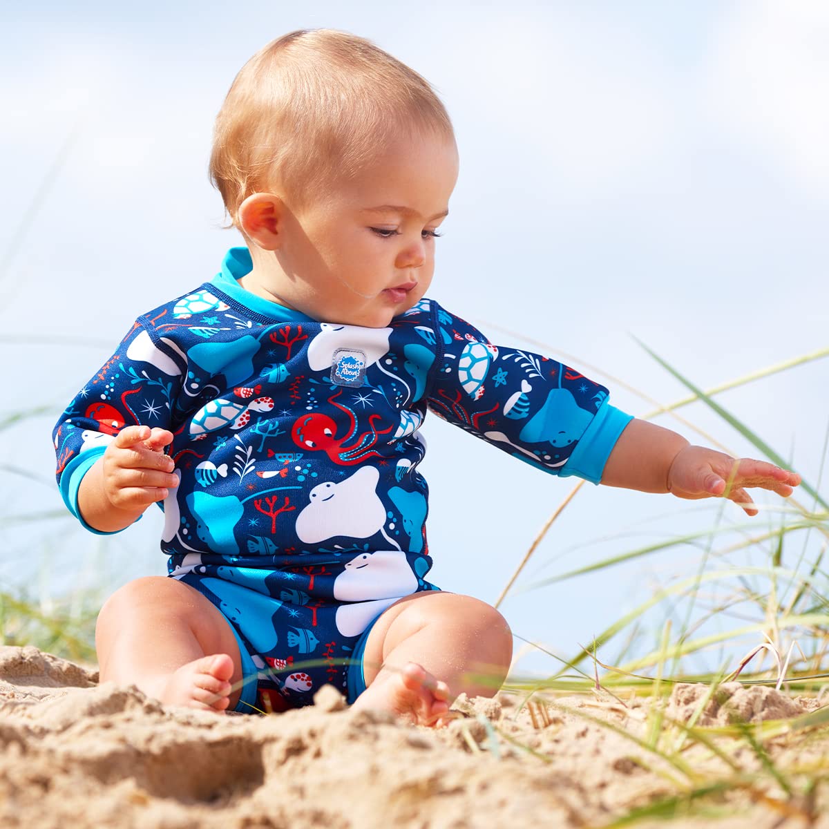 Splash About Baby Happy Nappy kombinezon neoprenowy Under The Sea 12-24 miesięcy