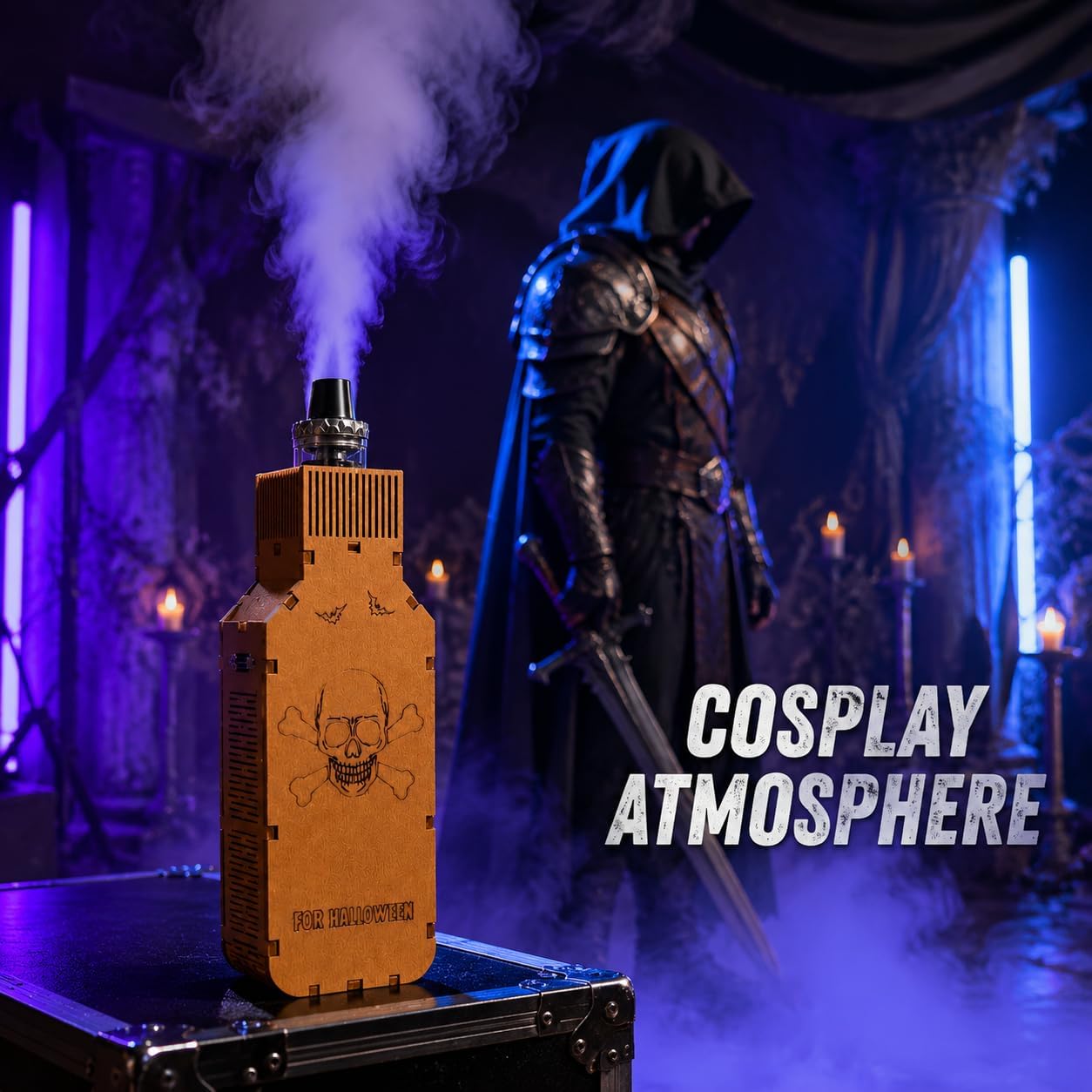 Single-Head Mini Fog Machine with Wireless Remote and Type-C Charging image 4