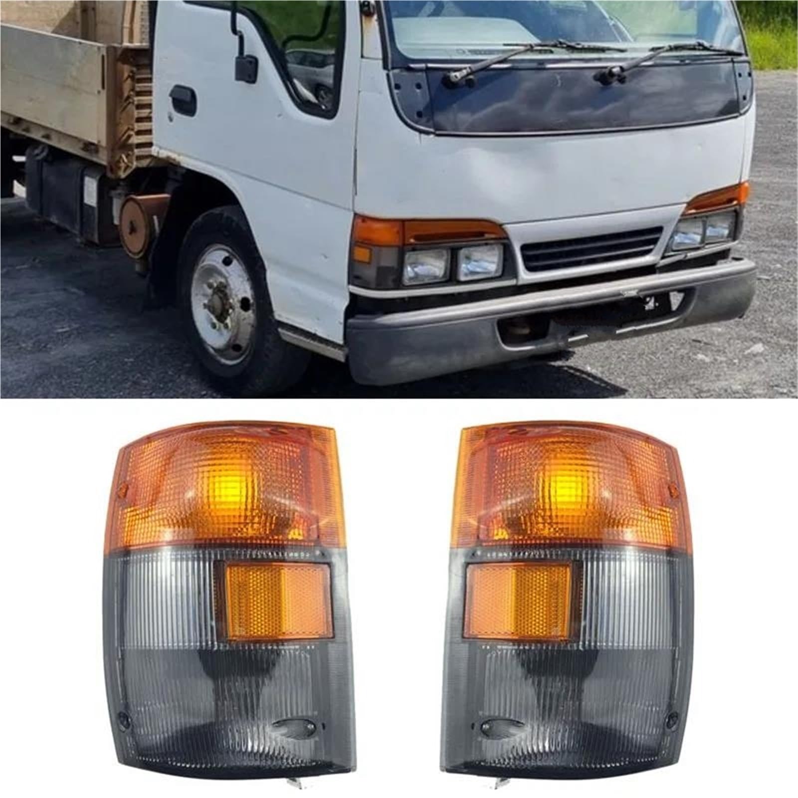 Indicatori Specchio Lateral Per Isuzu 100P NKR Truck Paraurti Anteriore Luce Indicatore Di Direzione Luce D'angolo Gruppo Ottico Accessori Per Auto(sinistra e destra)