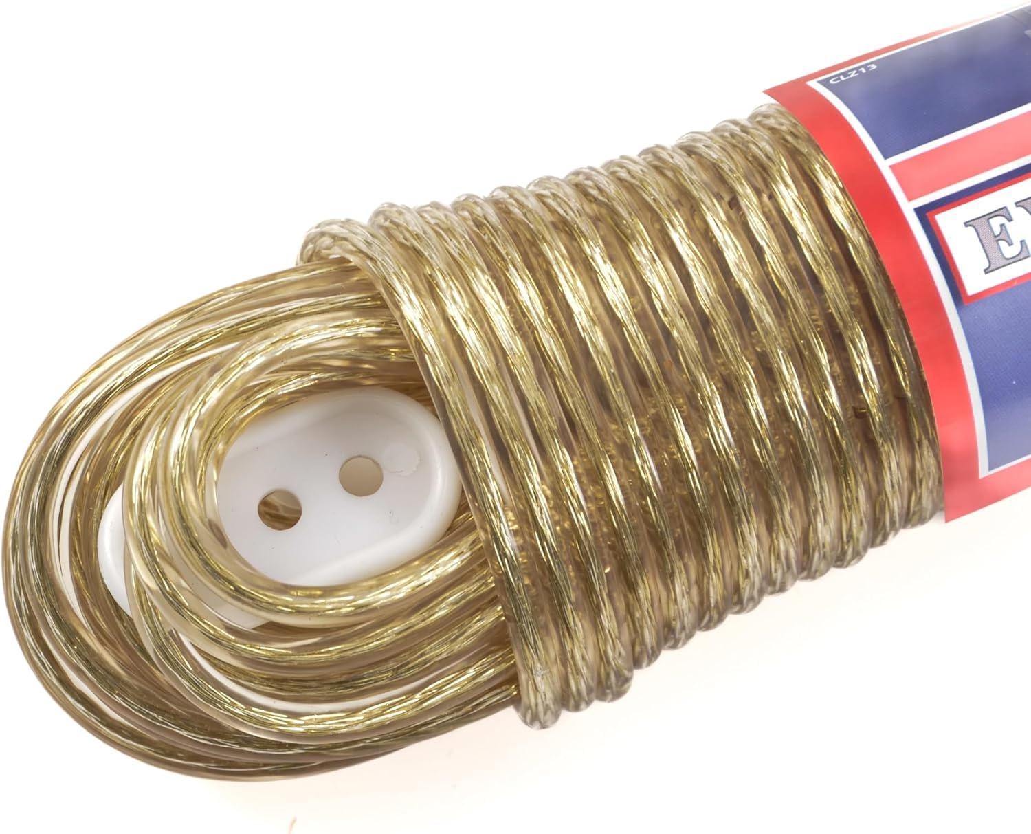 Everlasto 'Everstrong' Premium Quality Steel Core PVC Clothesline Washing Line 4.7mm Thick (Gold, 4.7mm x 10M) - Image 4