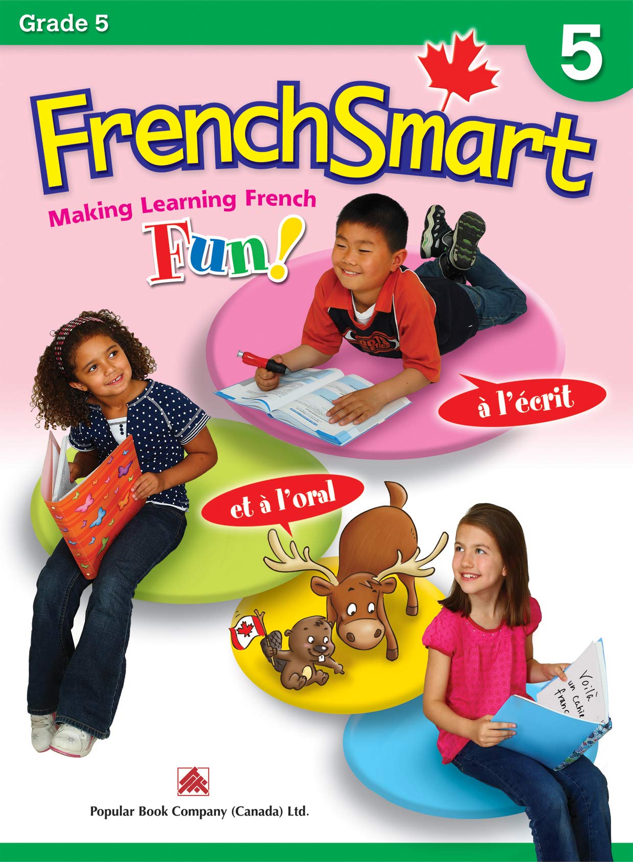 FrenchSmart Grade 5 - Learning Workbook For Fifth Grade Students - French Language Educational Workbook for Vocabulary, Reading and Grammar! (FrenchSmart, 2)