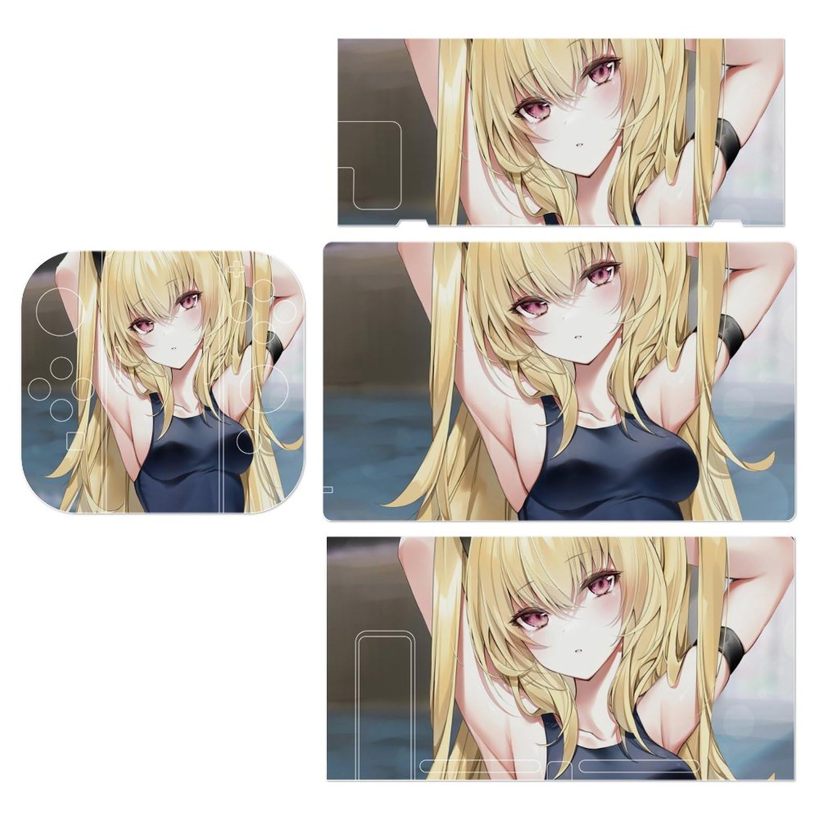 Amazon.co.jp: Switch スキンシール ToLOVEる 金色の闇 for Switch