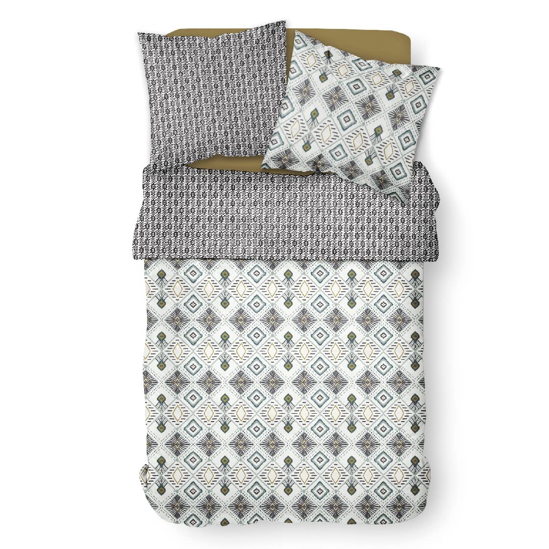 Today Jumeau Cotton Duvet Cover Set, White - Image 4