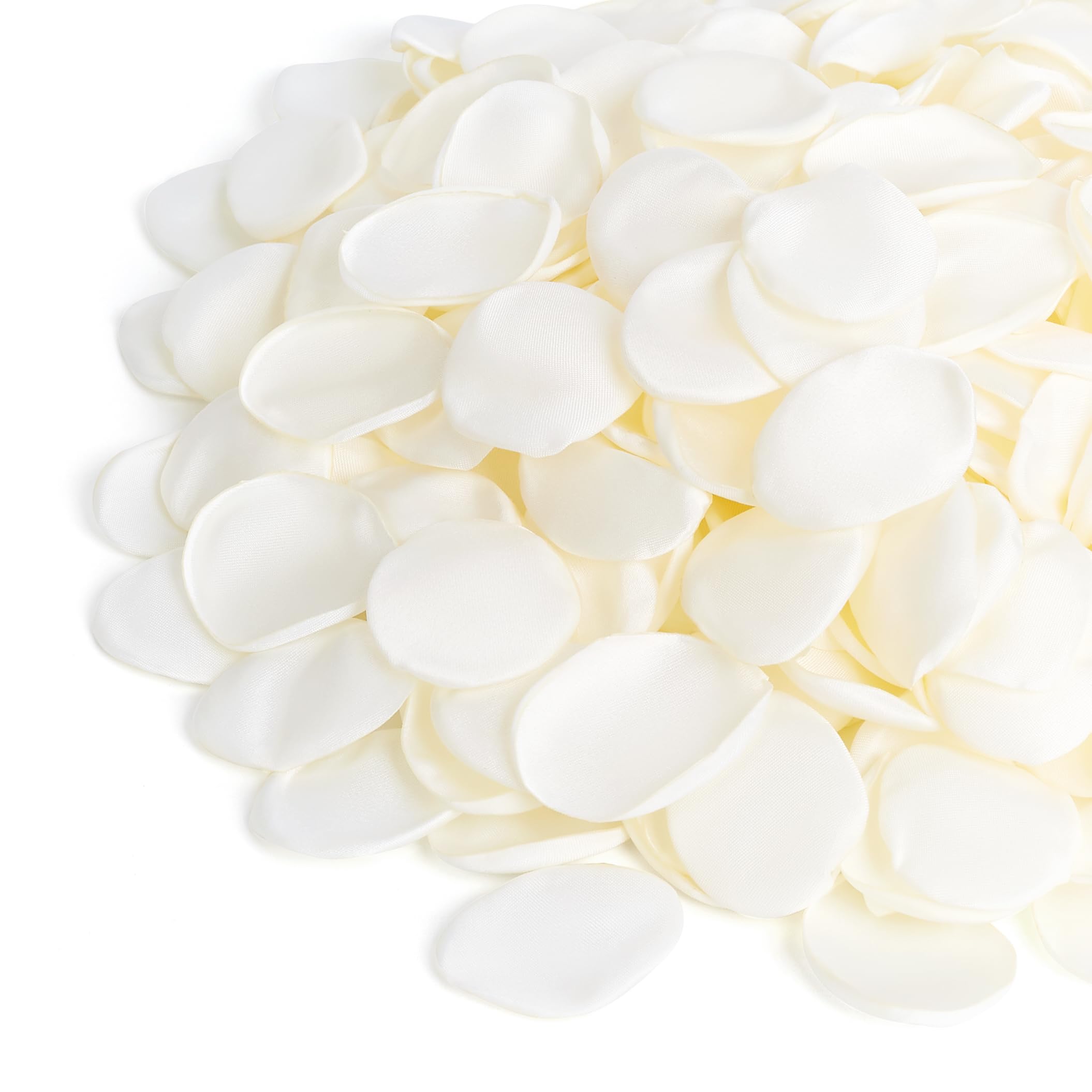 XIANNVXI White Rose Petals Pettles Artificial Faux Fake Silk White Rose Petals for Bedroom Valentines Wedding Proposals Party Anniversary Decorations Decor 400 PCS