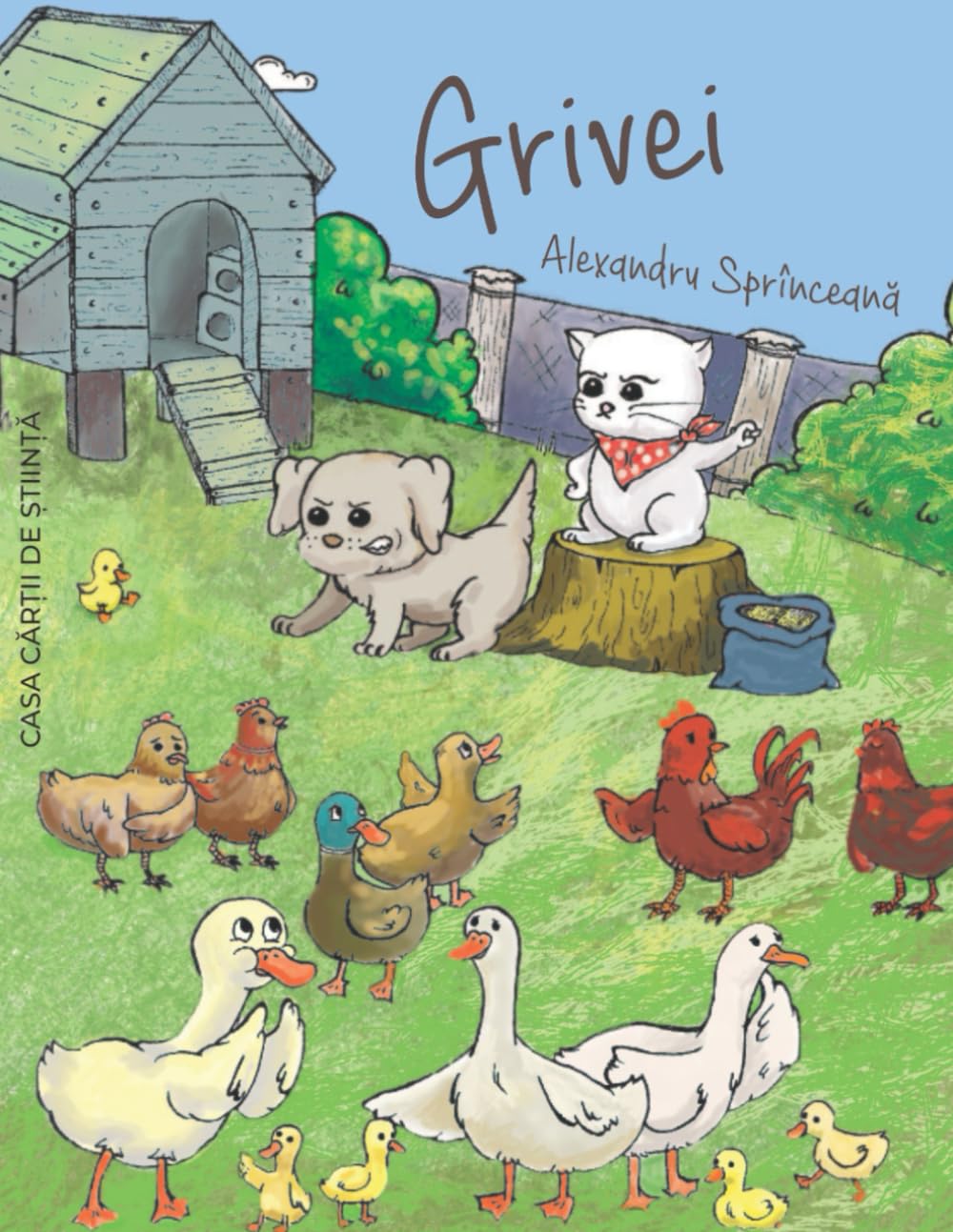 Grivei Povestiri pentru copii: Cărți pentru copii în limba română/Carte Pentru Copii/Povești pentru copii/Cărți în limba română / Carti pentru copii in romana (Grivei și Smântânica)