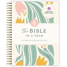 Official Spiral Bible in a Year, 52 Week Bible Study Guide (Floral)
