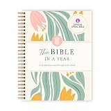Official Spiral Bible in a Year, 52 Week Bible Study Guide (Floral)