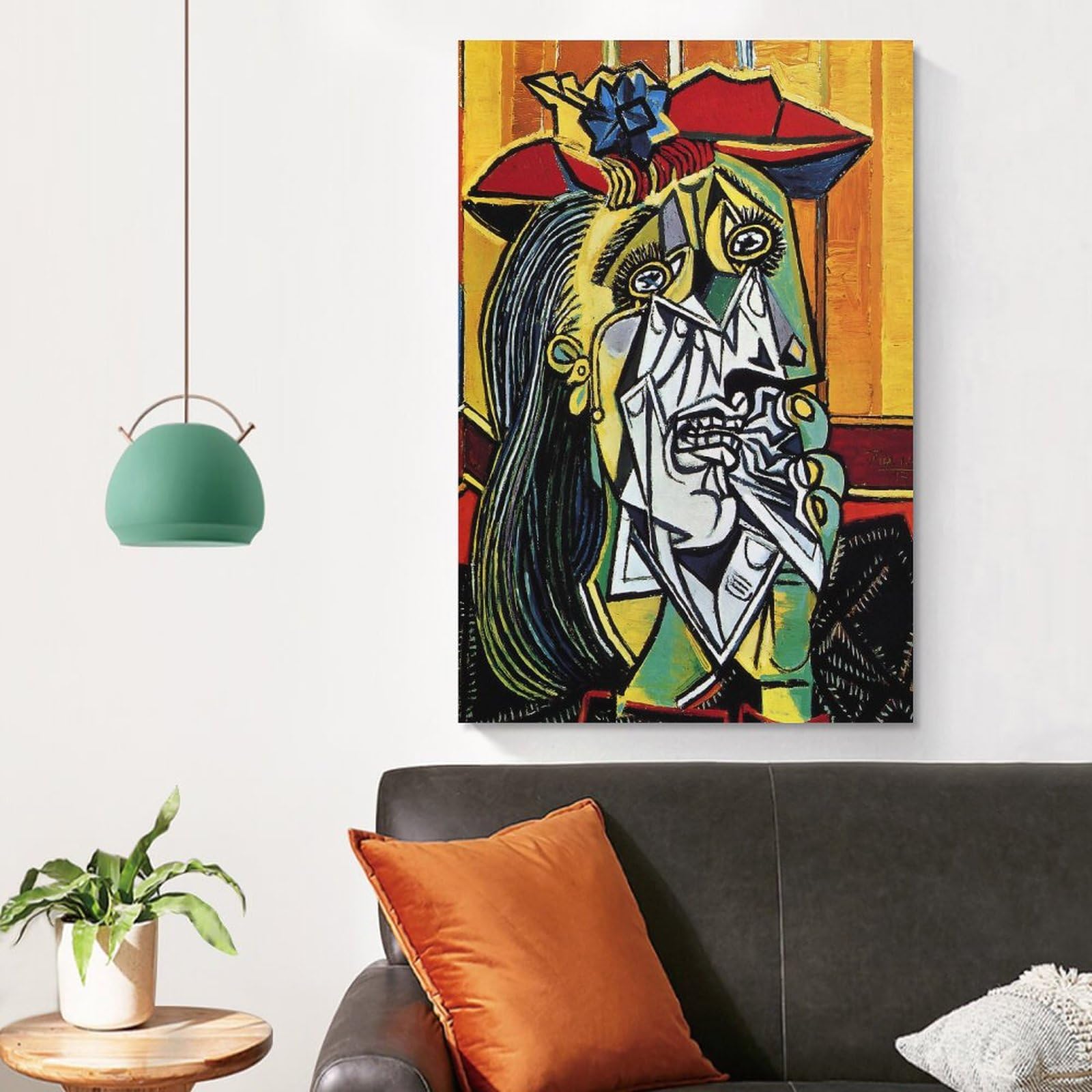 Amazon.co.jp: Pablo Picassoパブロ・ピカソ画家の作品（泣く女）刷