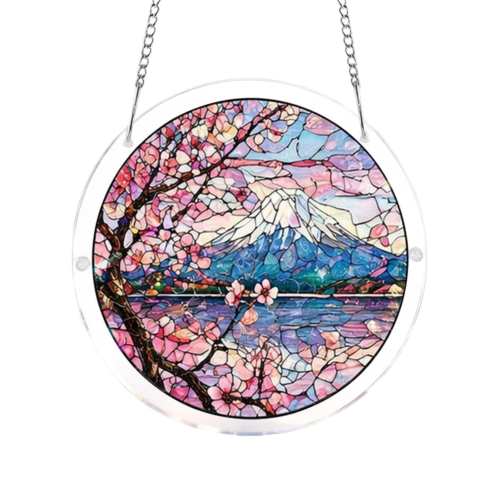 Sunlight Catcher ornement en acrylique rond pour la décoration de la véranda et du balcon