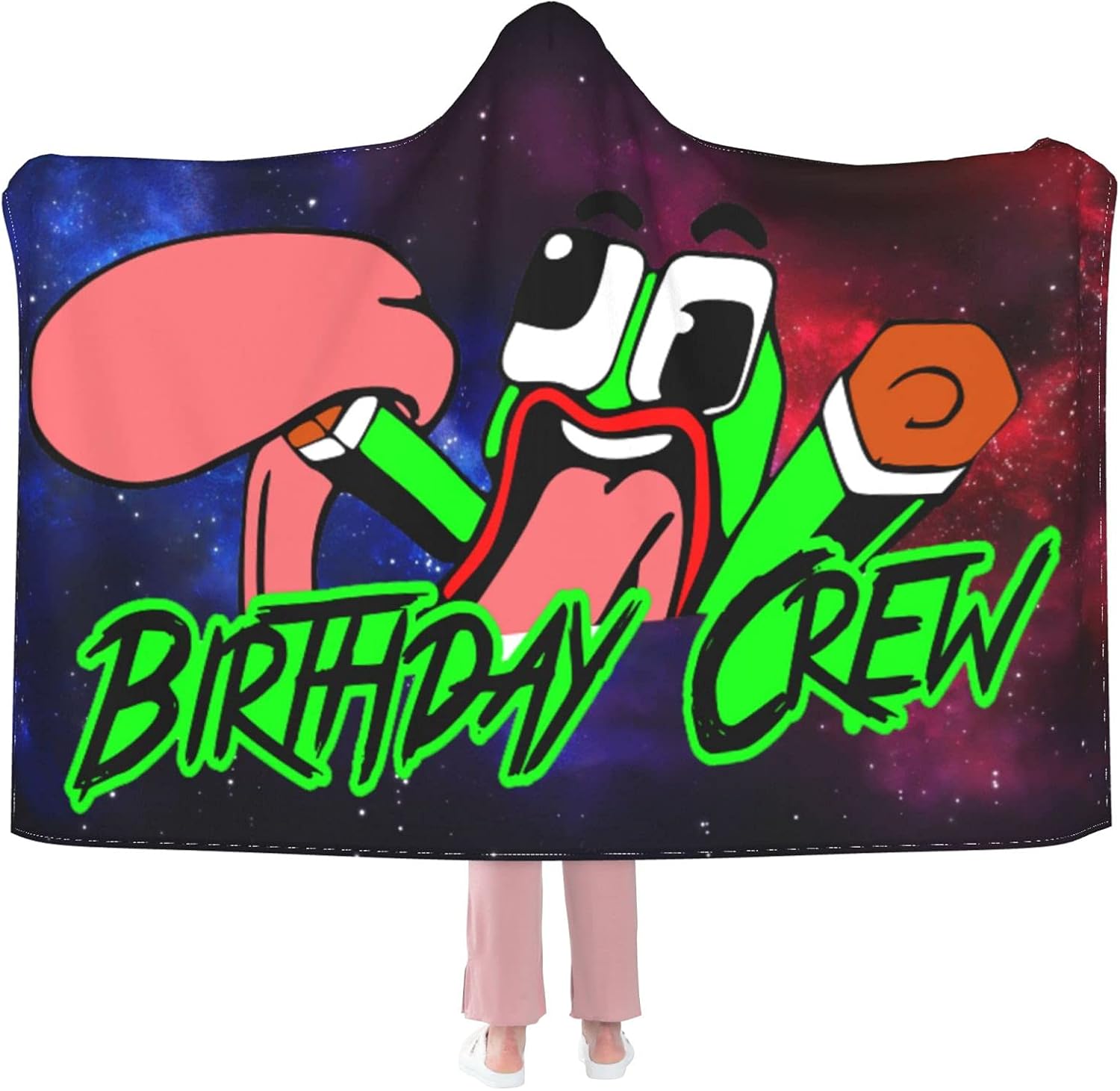 Unspeakable Hooded Blanket AntiPilling Flannel Wearable