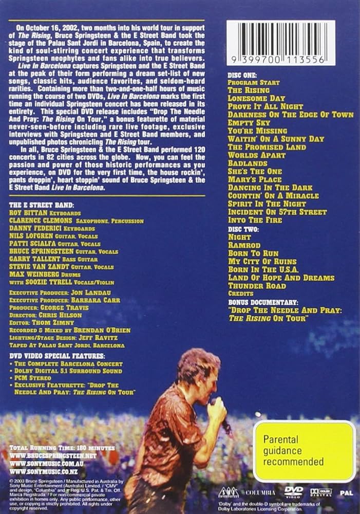BRUCE SPRINGSTEEN LIVE IN DUBLIN DVD匿名配送 Amazon.com: Live In Dublin [DVD] : Bruce Springsteen with