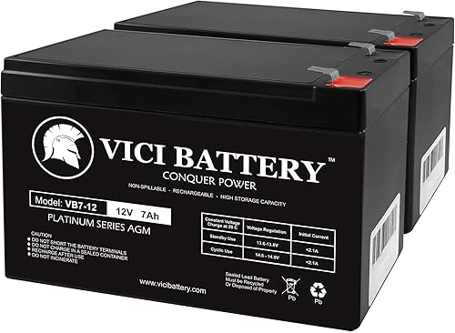 VICI Battery Ritar RT1290 - Marca de repuesto - Paquete de 2 - Versión 12V 7AH