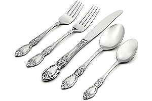 Wordsworth Flatware: 45-Piece Vintage Elegance for Every Occasion