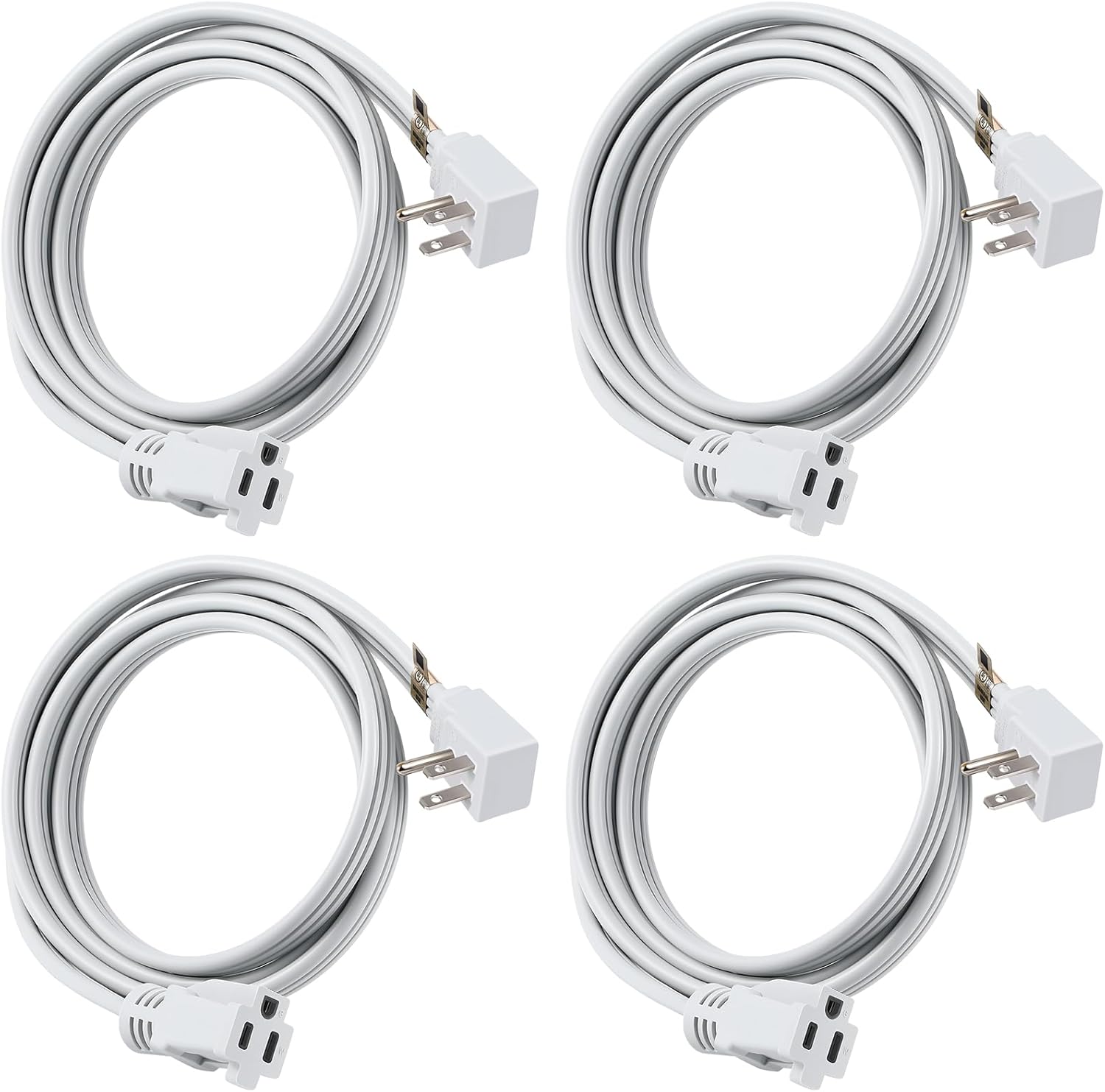 Kanayu 4 Pcs Appliance Extension Cord 6 Feet, Air Conditioner