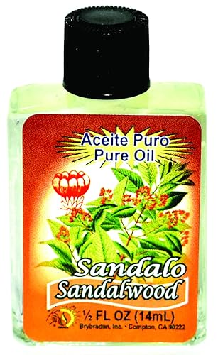 1 PIEZA DE SANDALO DE BRYBRADAN ACEITE PURO SANDALO ACEITE PURO ½ FL.OZ. (14.7 ML)