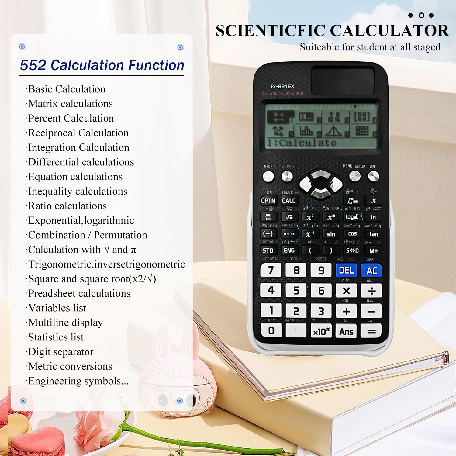 Casio rekenmachine fx-991ex - Rekenmachines Casio rekenmachine fx-991ex - Rekenmachines