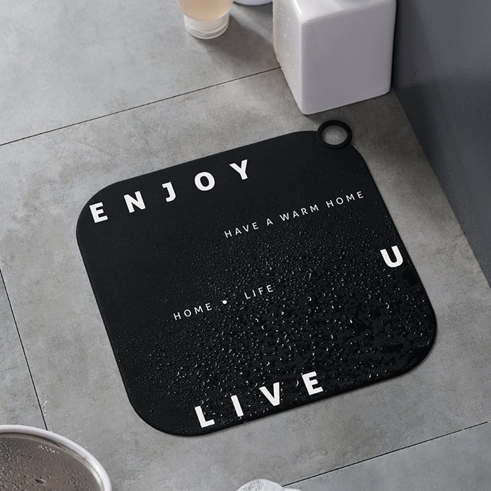 Quadratischer Haarsieb 20x20cm - Silikon Abflussfilter Für Badewanne & Dusche