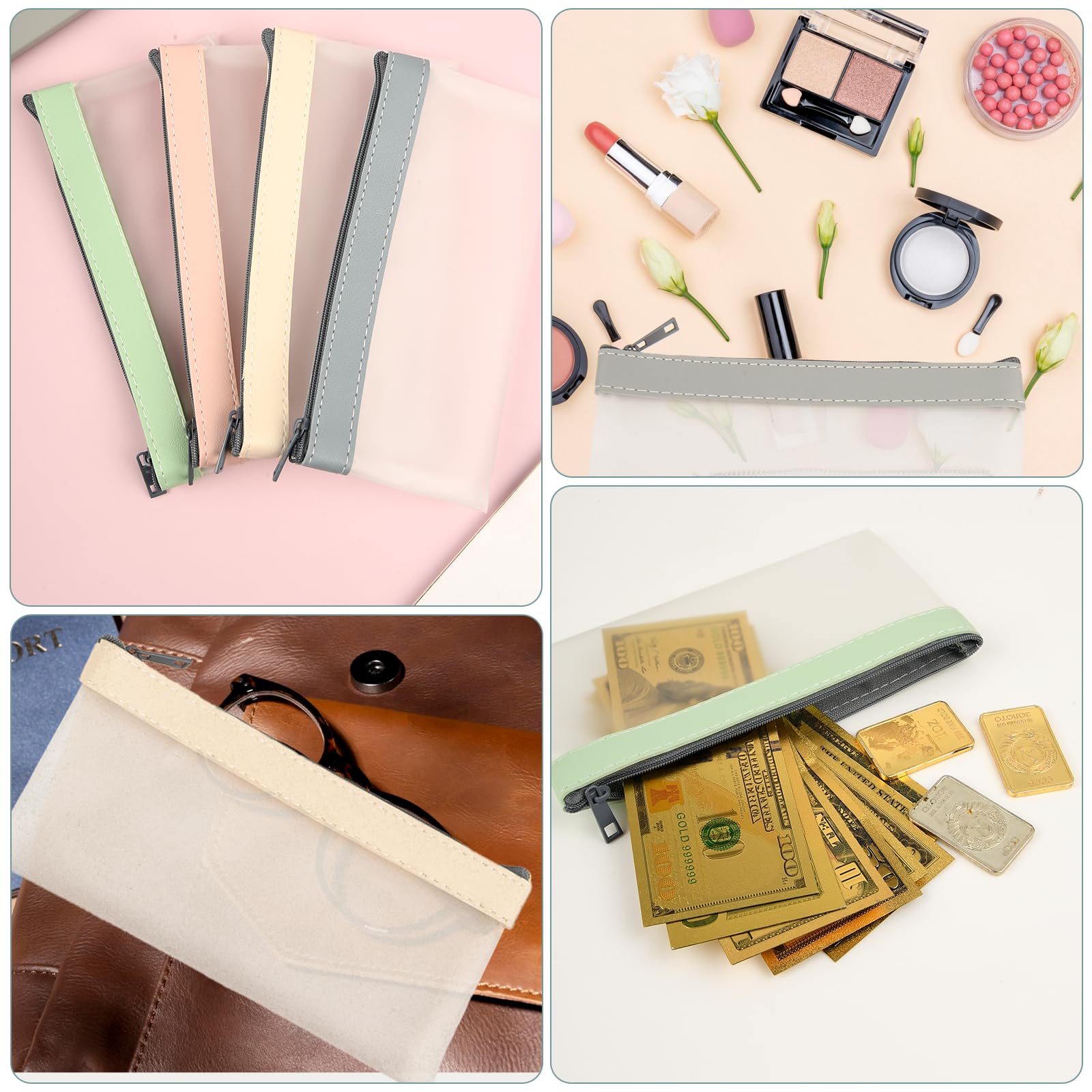 マンウィズ 映画 クリアファイル ジッパーポーチ CORDURA 長財布 サイフ マンウィズ 映画 クリアファイル ジッパーポーチ CORDURA 長財布