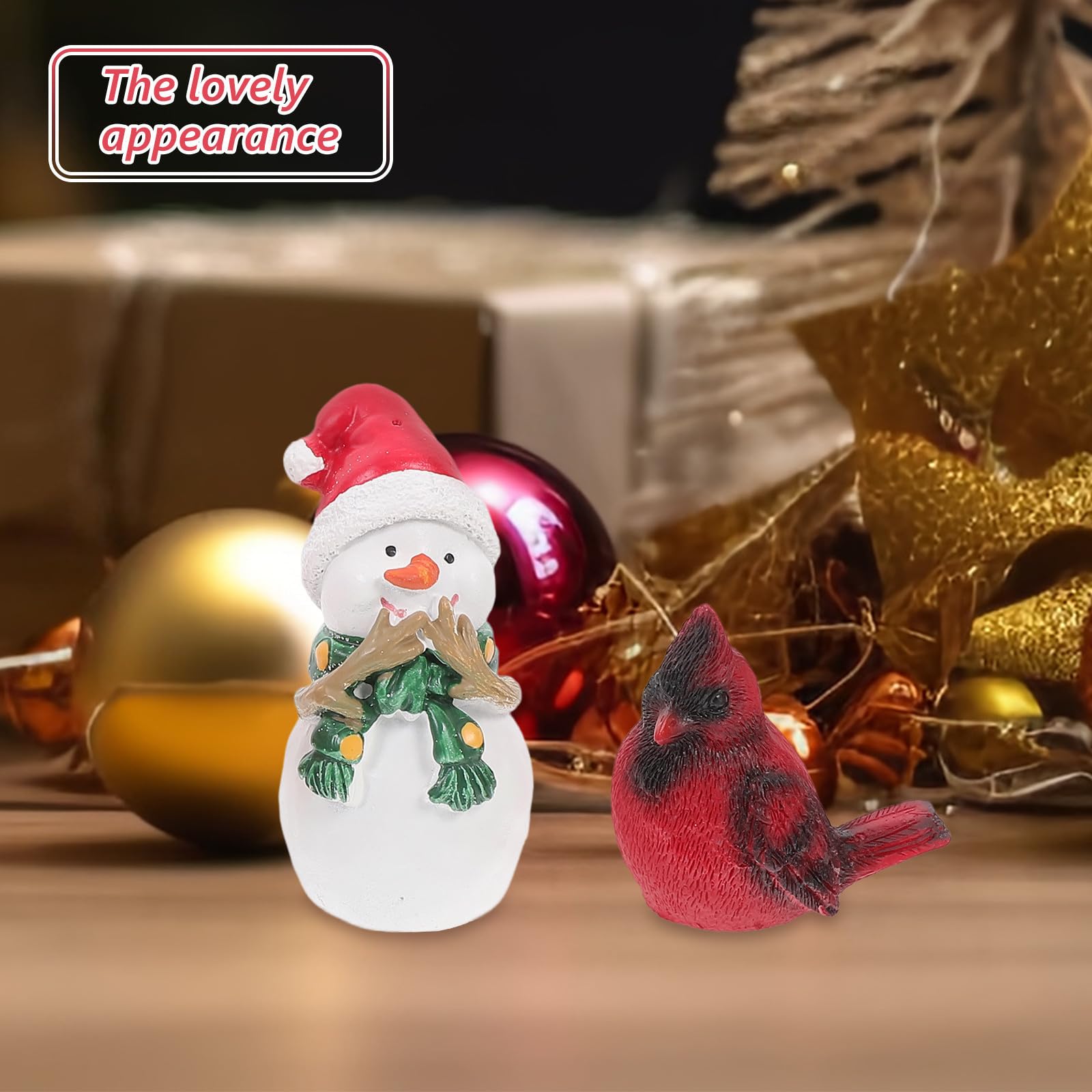 Toyvian 5 Sets Miniaturmodell Weihnachtsmann aus Kunstharz für Küche und