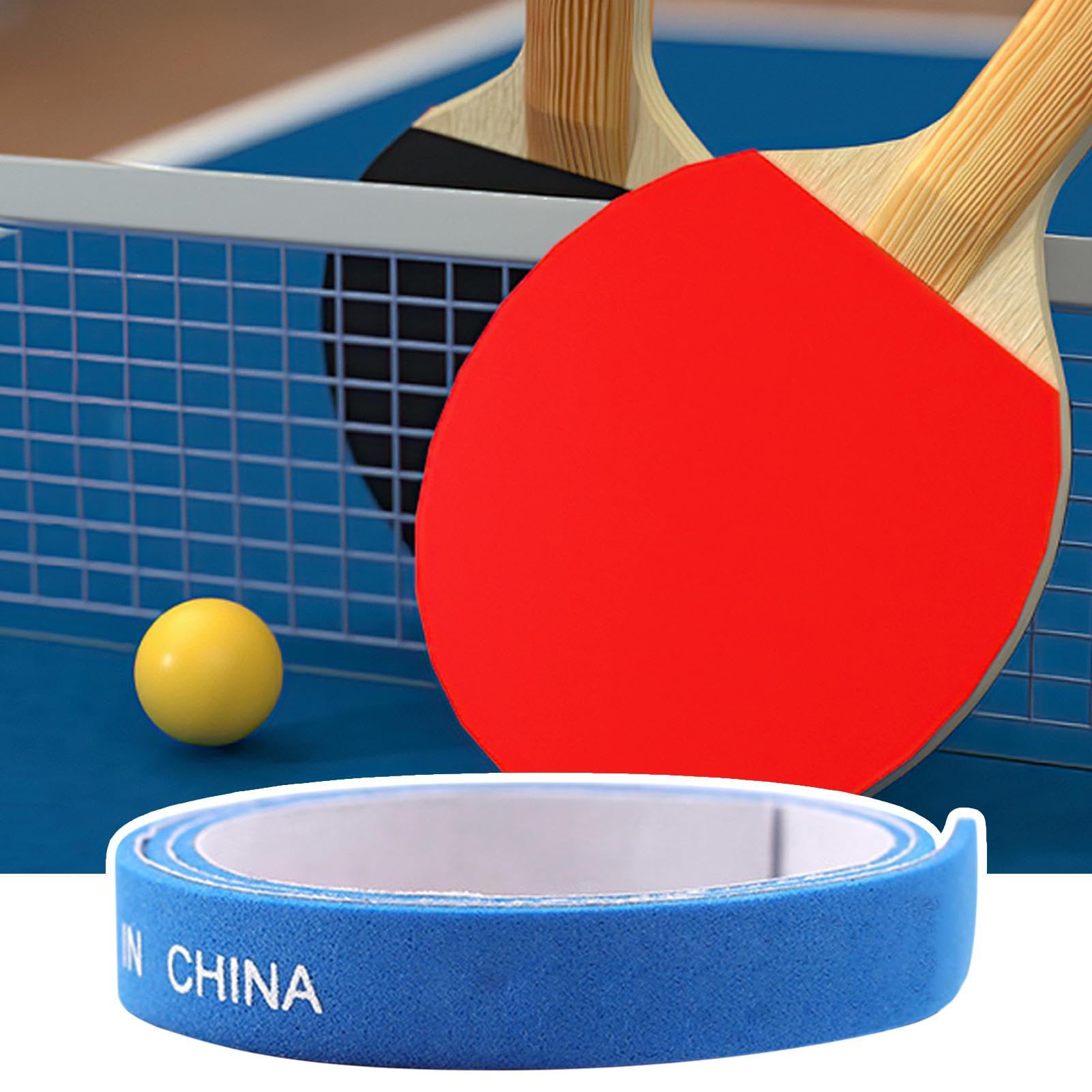 Cinta Protectora Lateral para Tenis de Mesa | Pack de 10 Cintas para Bordes de Paletas de Pong,Accesorios Deportivos para Entrenamiento, Competiciones y Uso en Gimnasio
