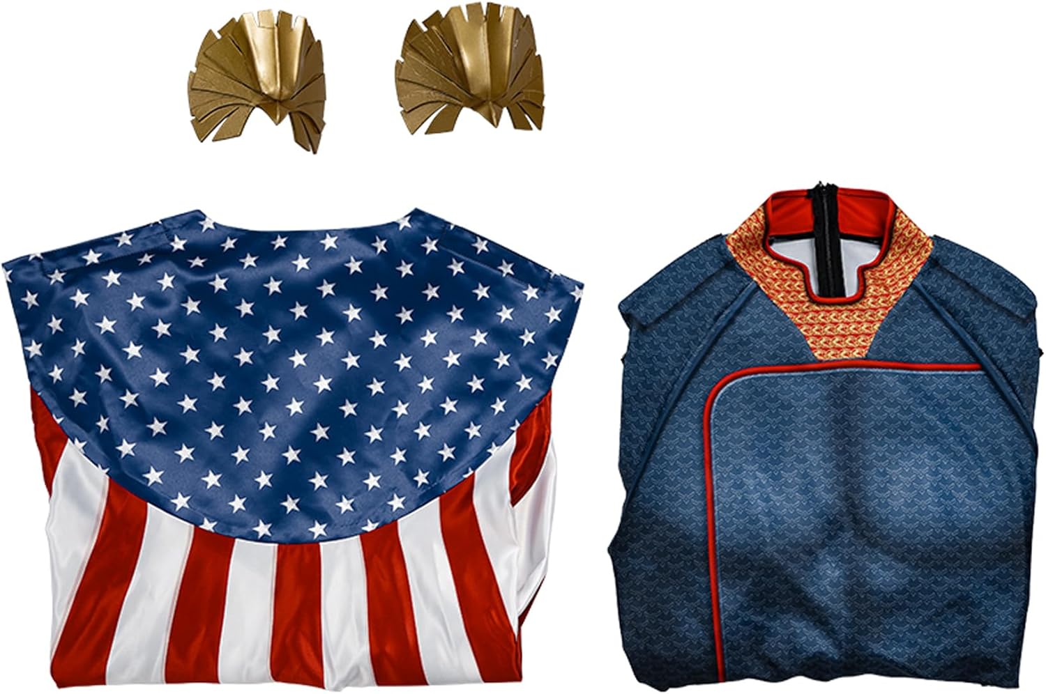 Adult Homelander Costume Men Jumpsuit with Cape Homelander Suit Halloween Cosplay Outfits - Image 6