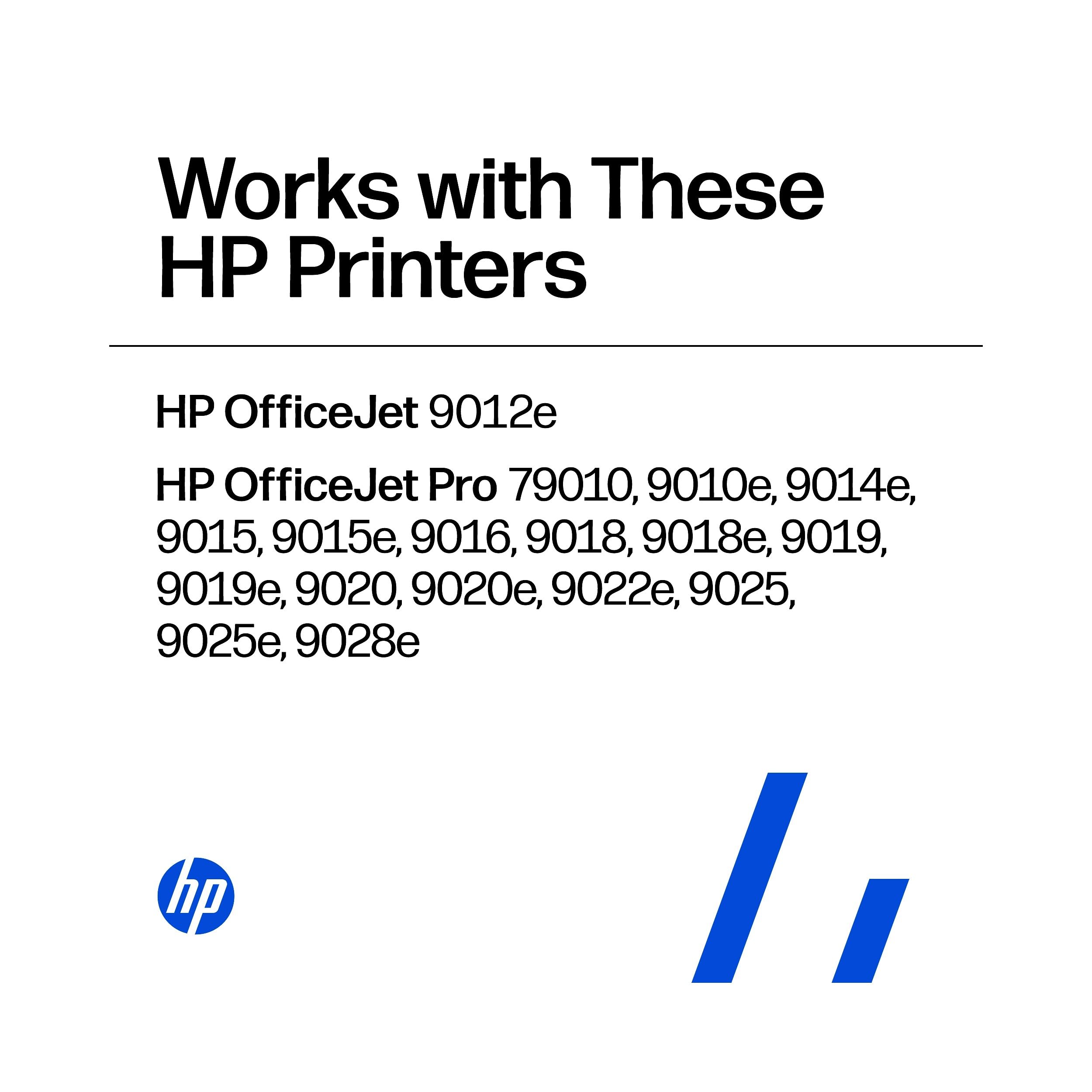HP Cartucce d'inchiostro originali 962XL nero, ciano, magenta, giallo ad alta resa (confezione da 5) | Works OfficeJet 9010 Series, OfficeJet Pro 9010, 9020 Series | Idoneo per inchiostro istantaneo |